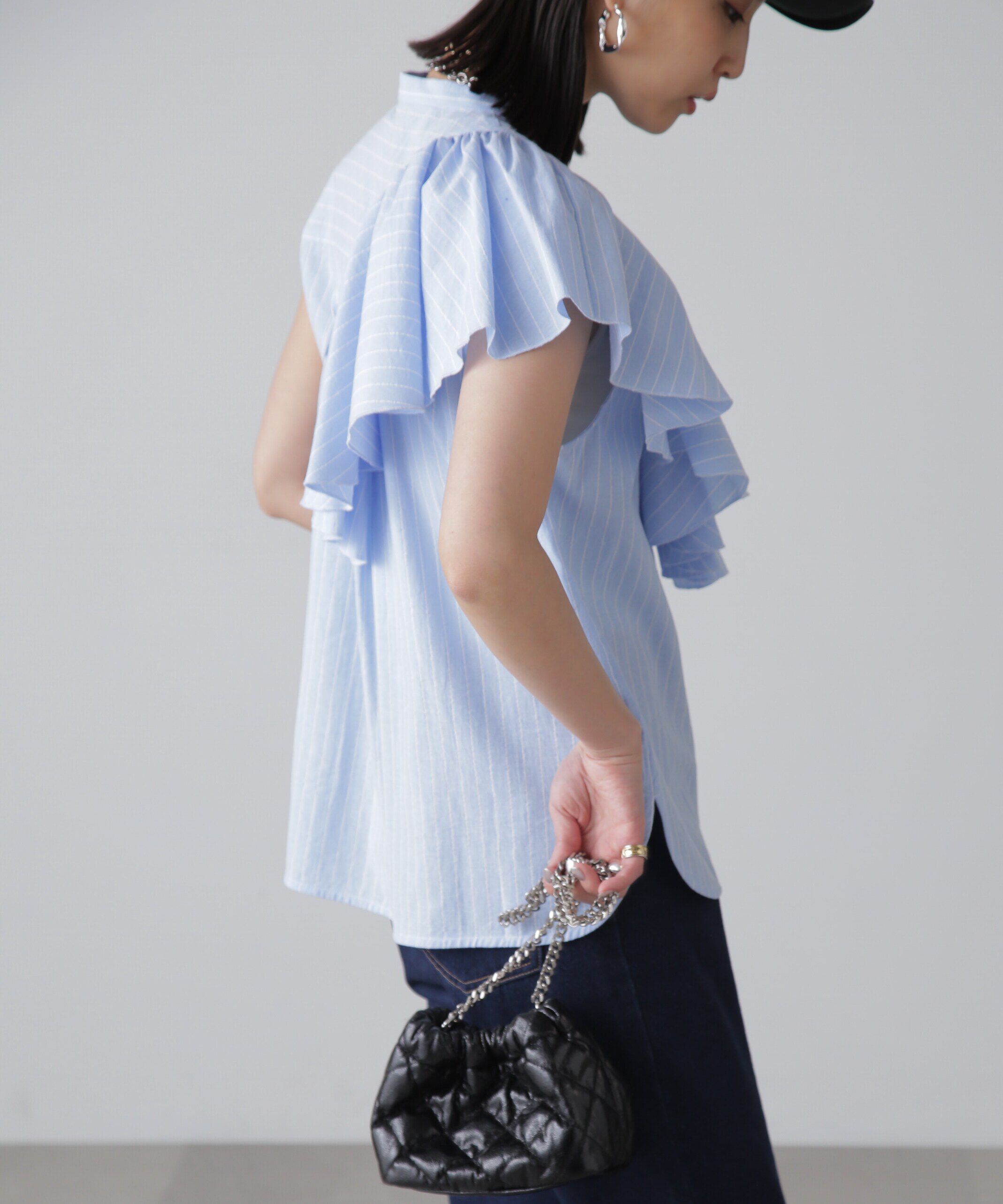  「マルチウェイフリルセットブラウス」|シャツ・ブラウス|