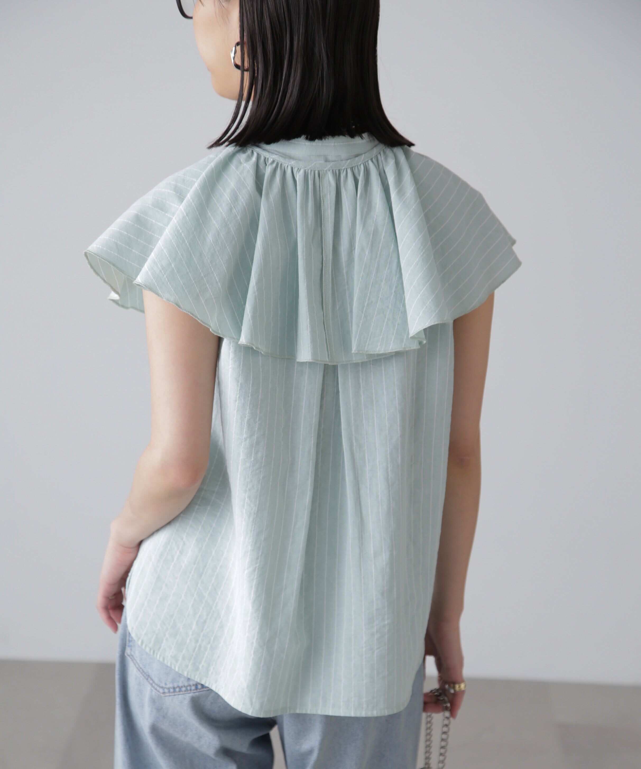  「マルチウェイフリルセットブラウス」|シャツ・ブラウス|