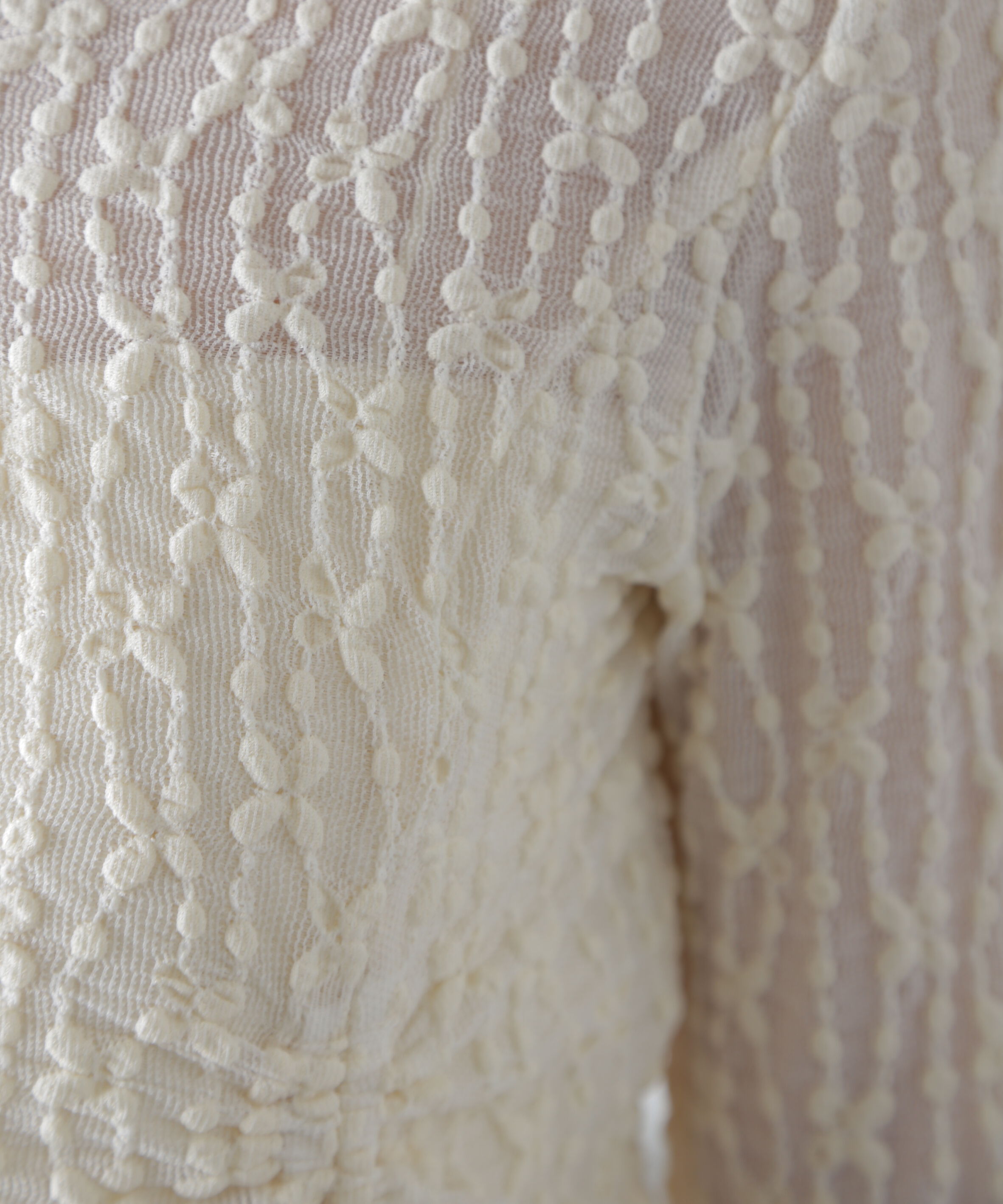  「シアーレースドロストカーディガン」|Tシャツ・カットソー|