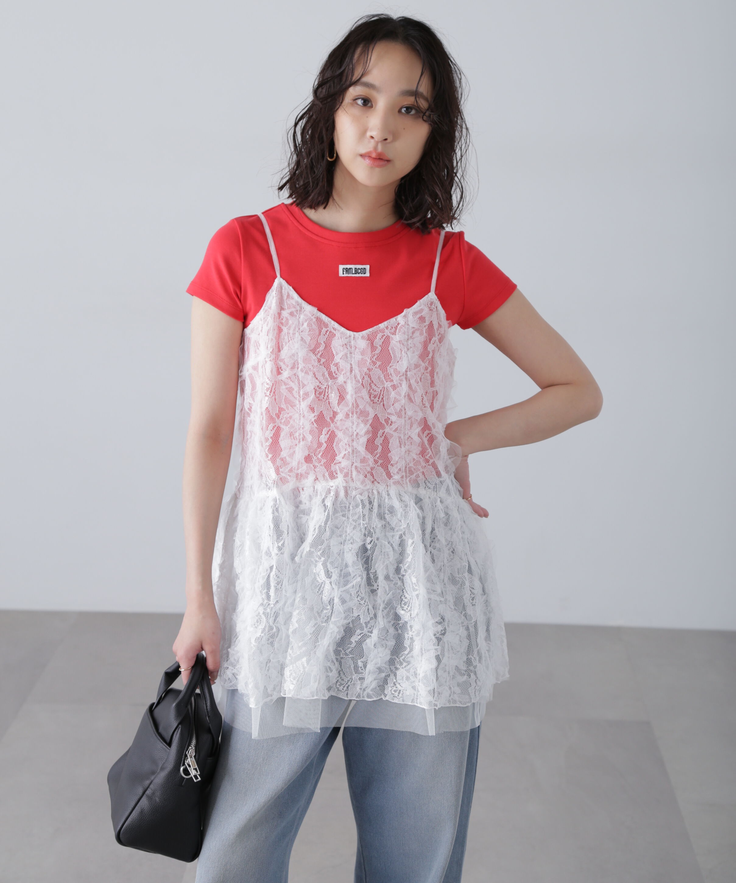  「ローティアードレースチュニック」|シャツ・ブラウス|