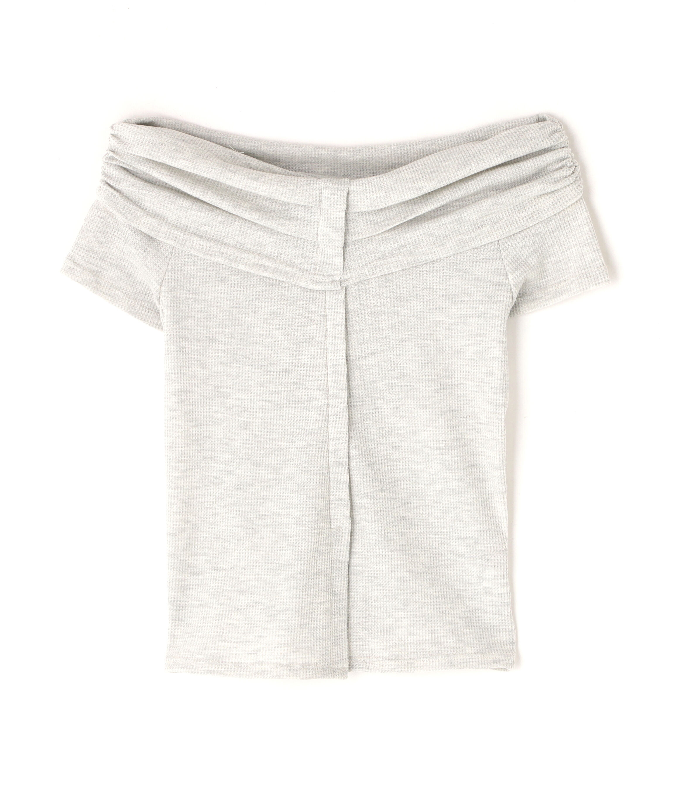  「オフショルフレンチスリーブ前スリットカットソー」|Tシャツ・カットソー|