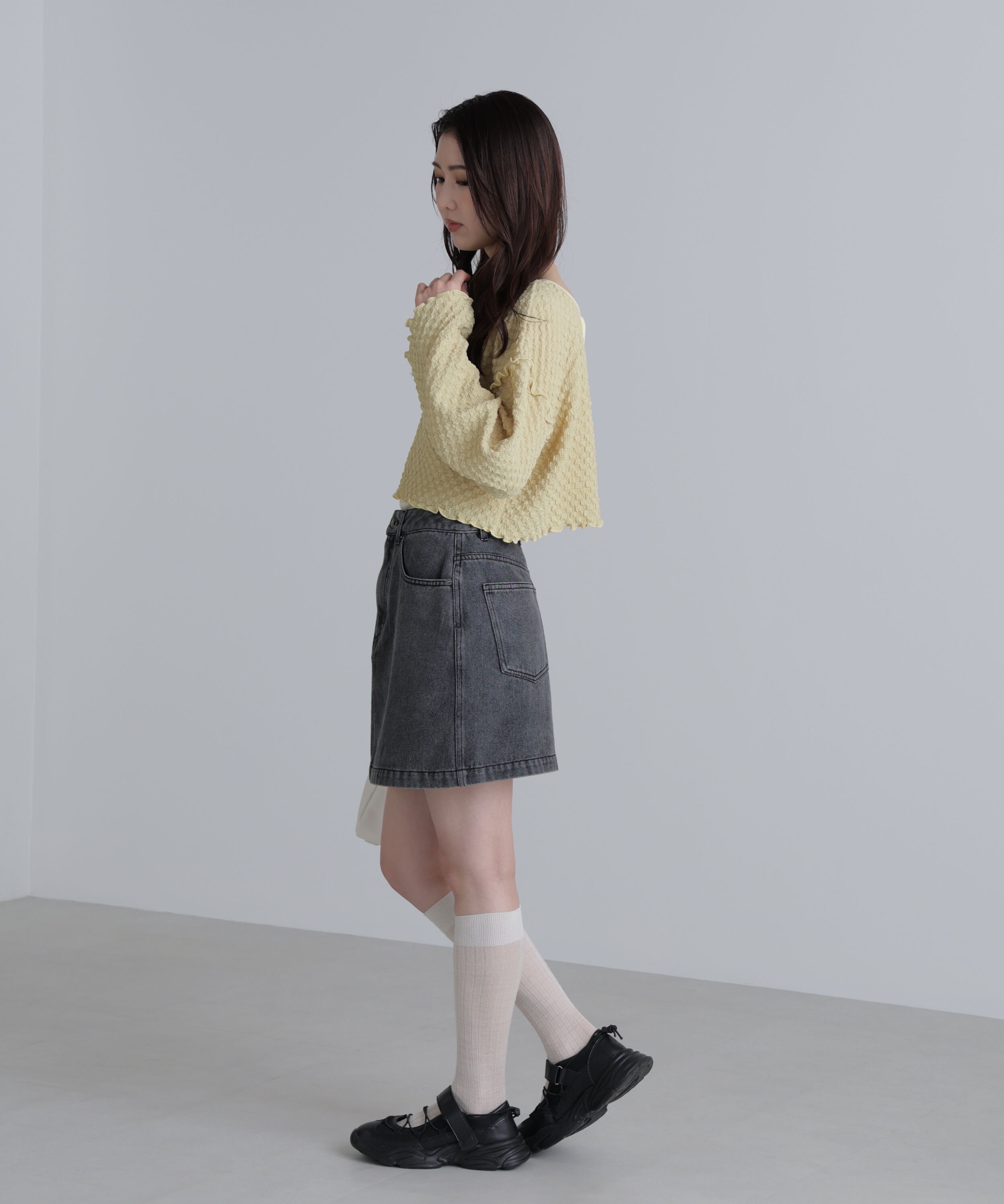  「デニムミニスカート」|スカート|