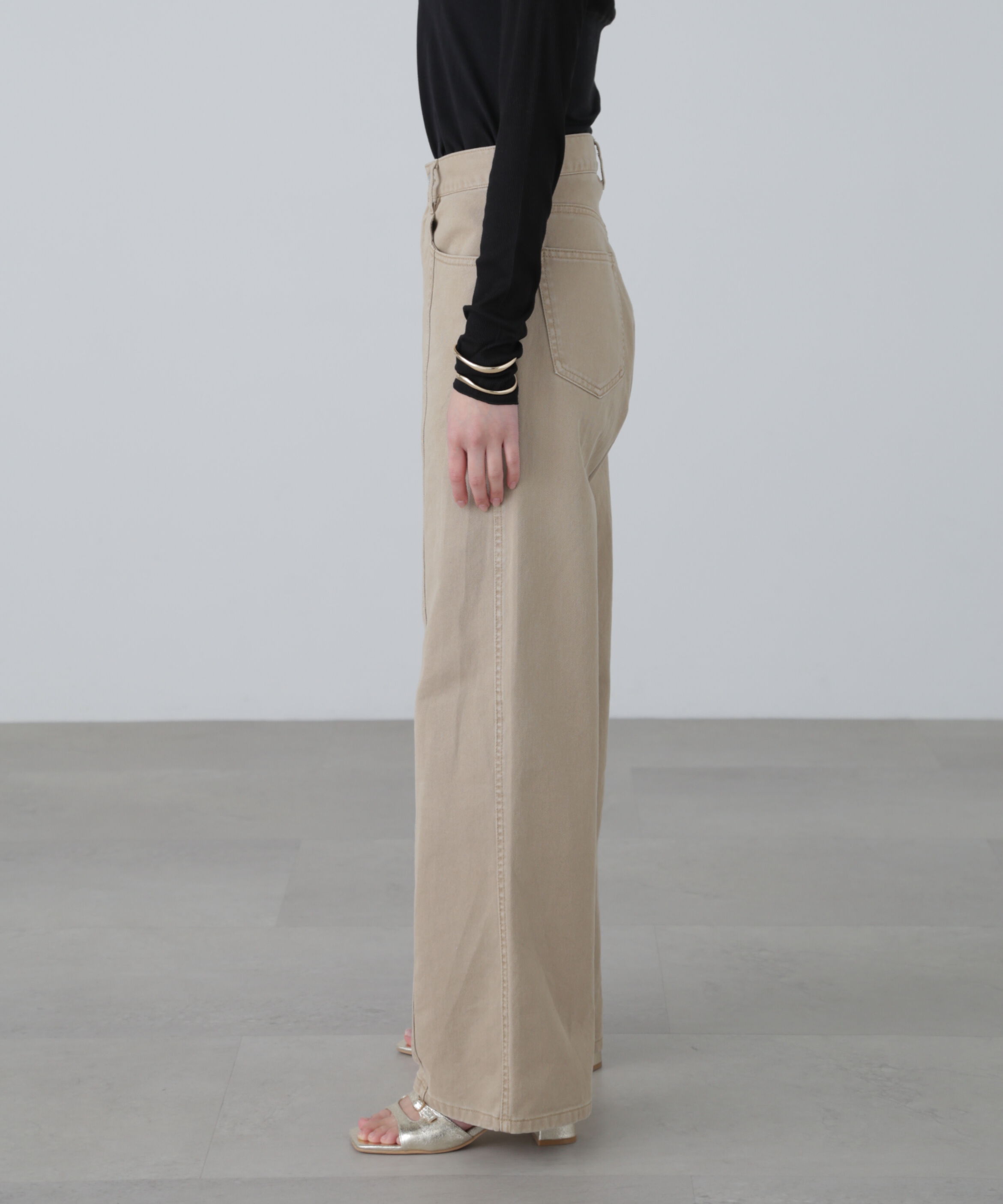  「ワイドストレートカラーパンツ」|その他|