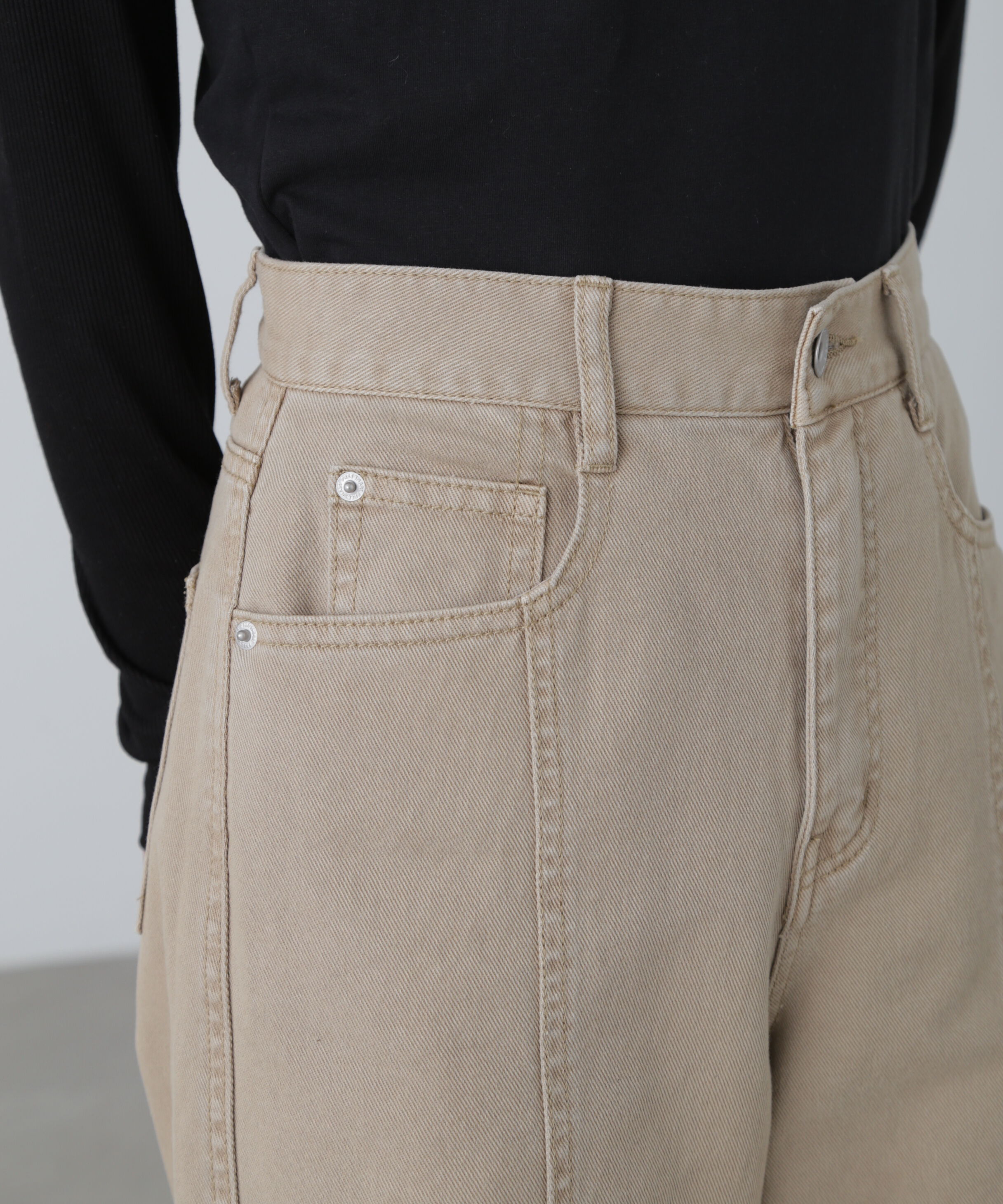  「ワイドストレートカラーパンツ」|その他|