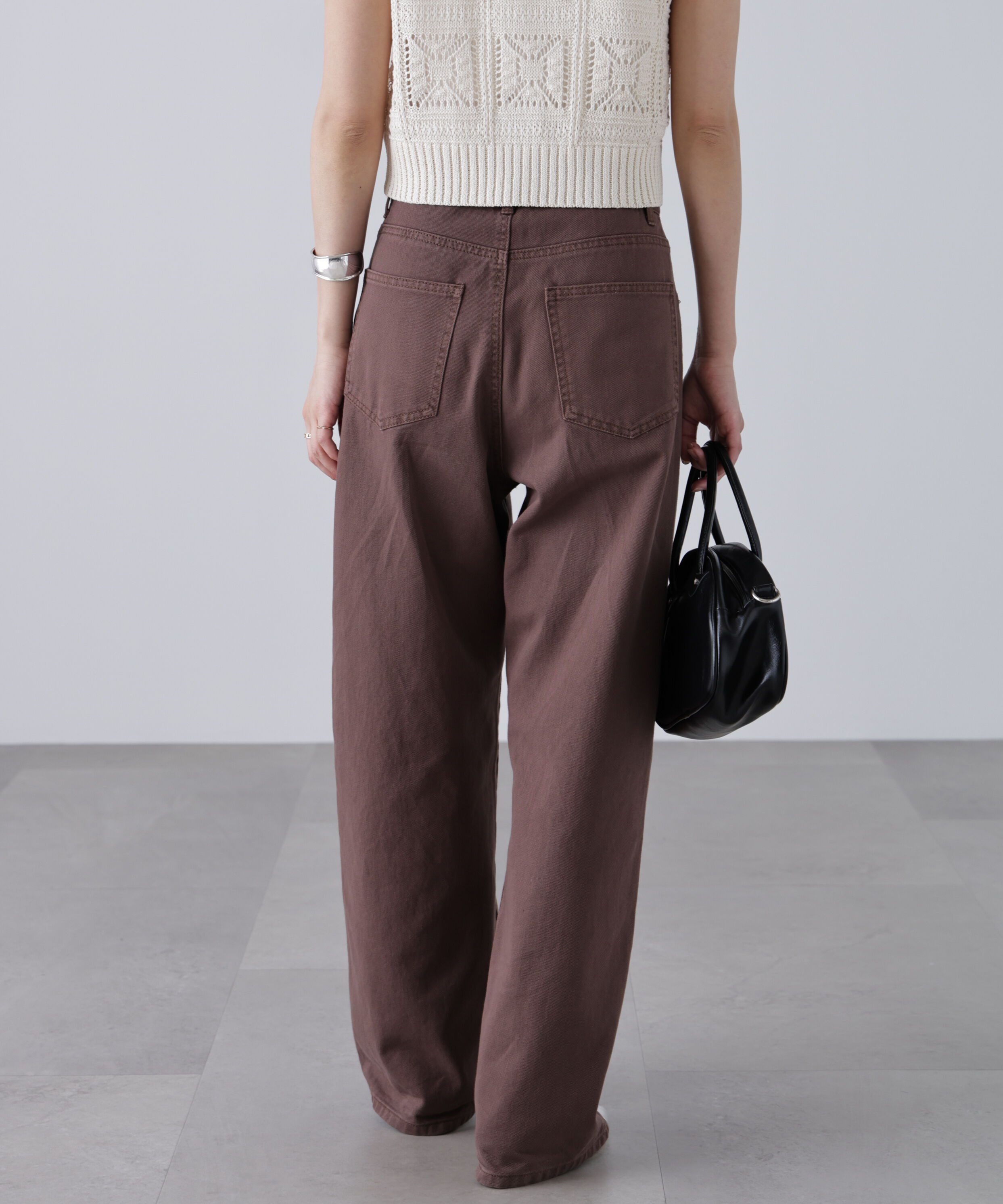  「ワイドストレートカラーパンツ」|その他|