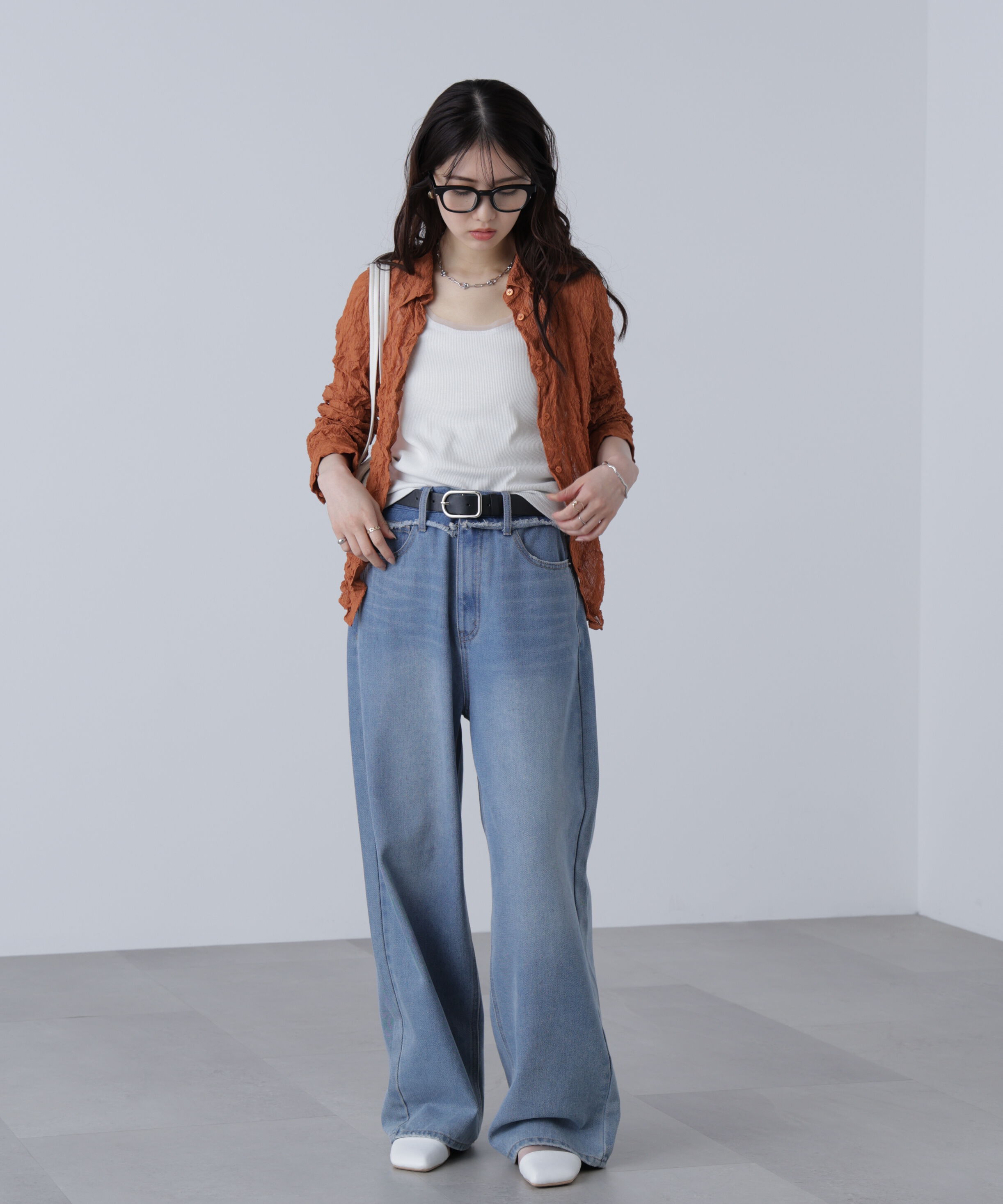  「シアースリムシャツ」|シャツ・ブラウス|