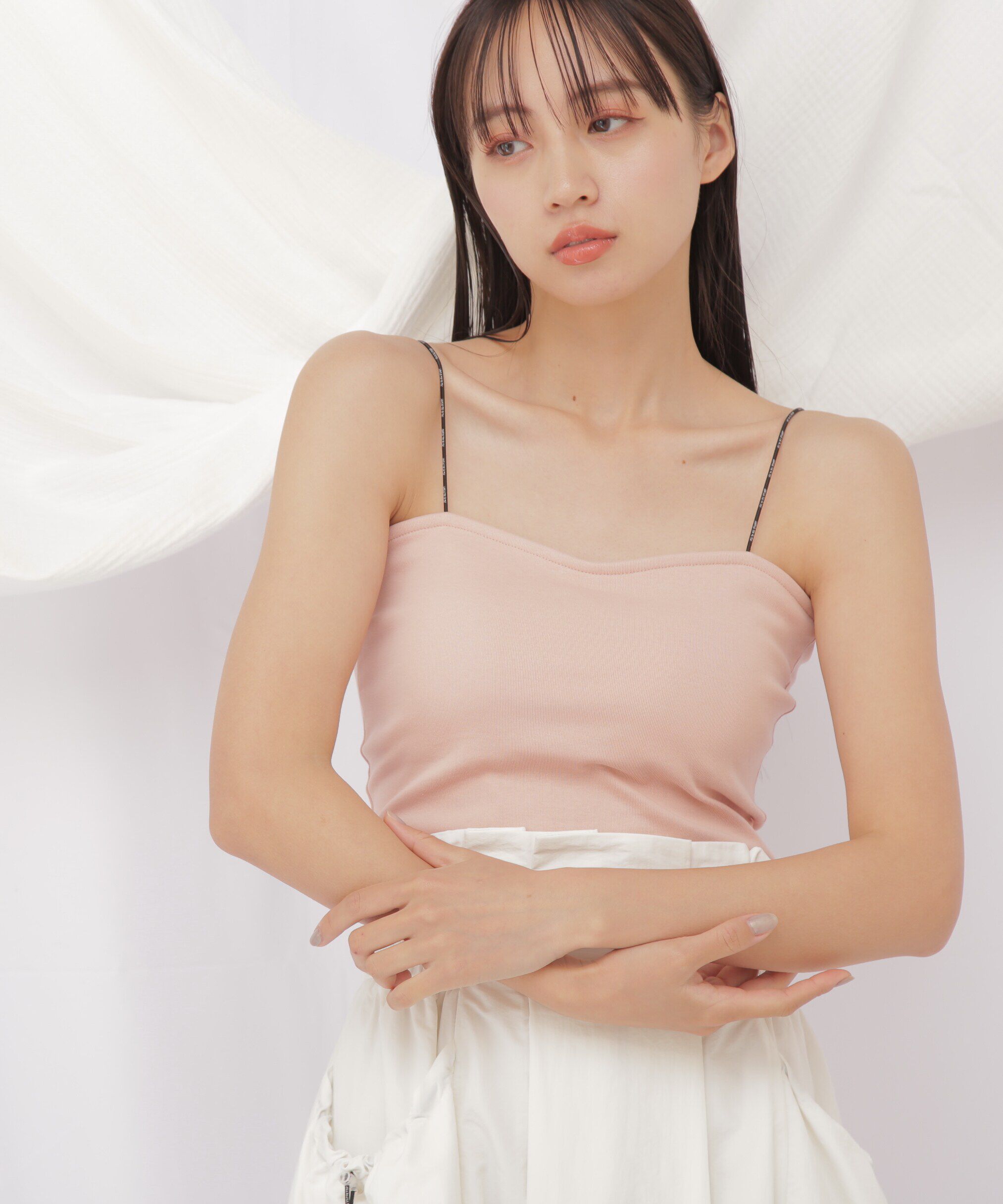  「◇JILL byベーシックカップインキャミ」|Tシャツ・カットソー|ピンク