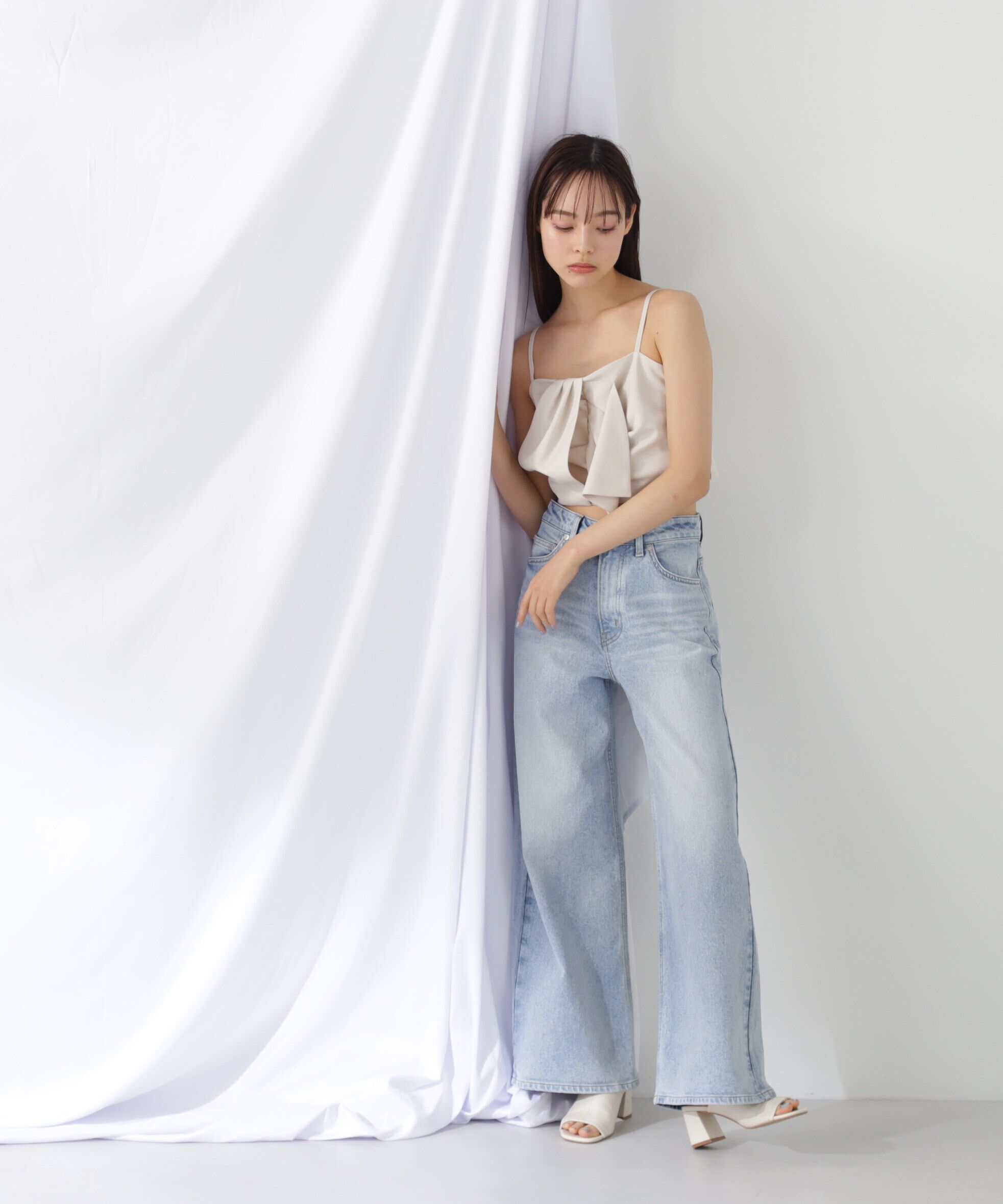  「EDWINコラボセミフレアデニムパンツ」|その他|