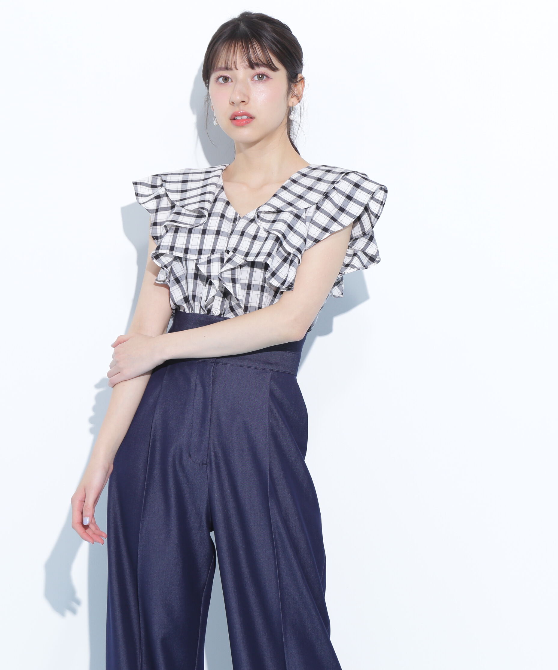  「2wayフリルブラウス」|シャツ・ブラウス|