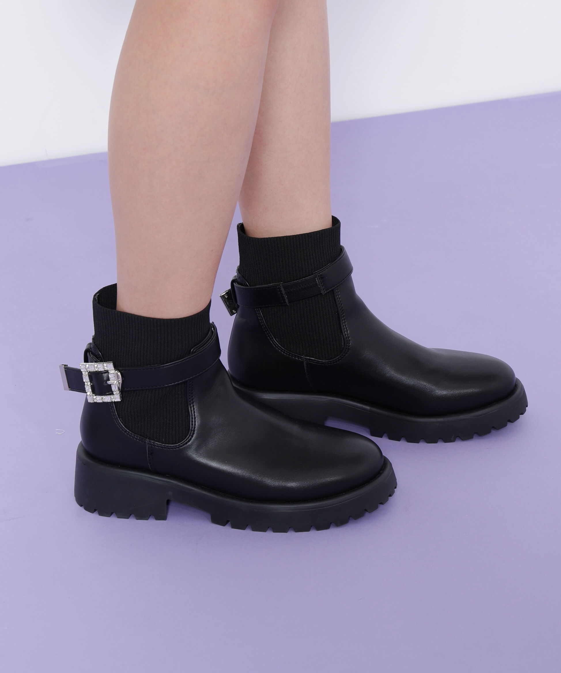  「ビジューベルトショートブーツ」|その他|