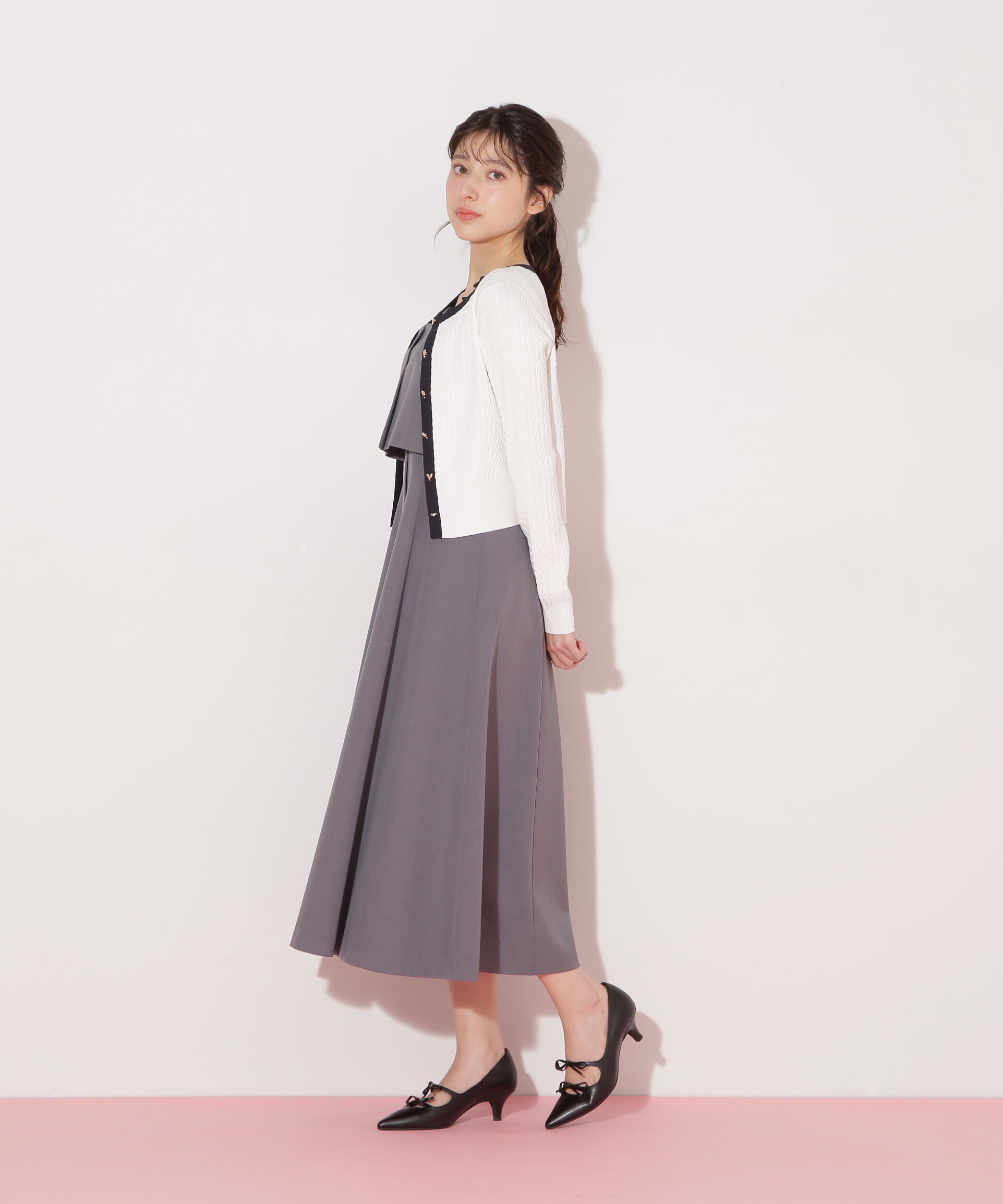  「ＵＶミニケーブルカーディガン」|ニット・セーター|