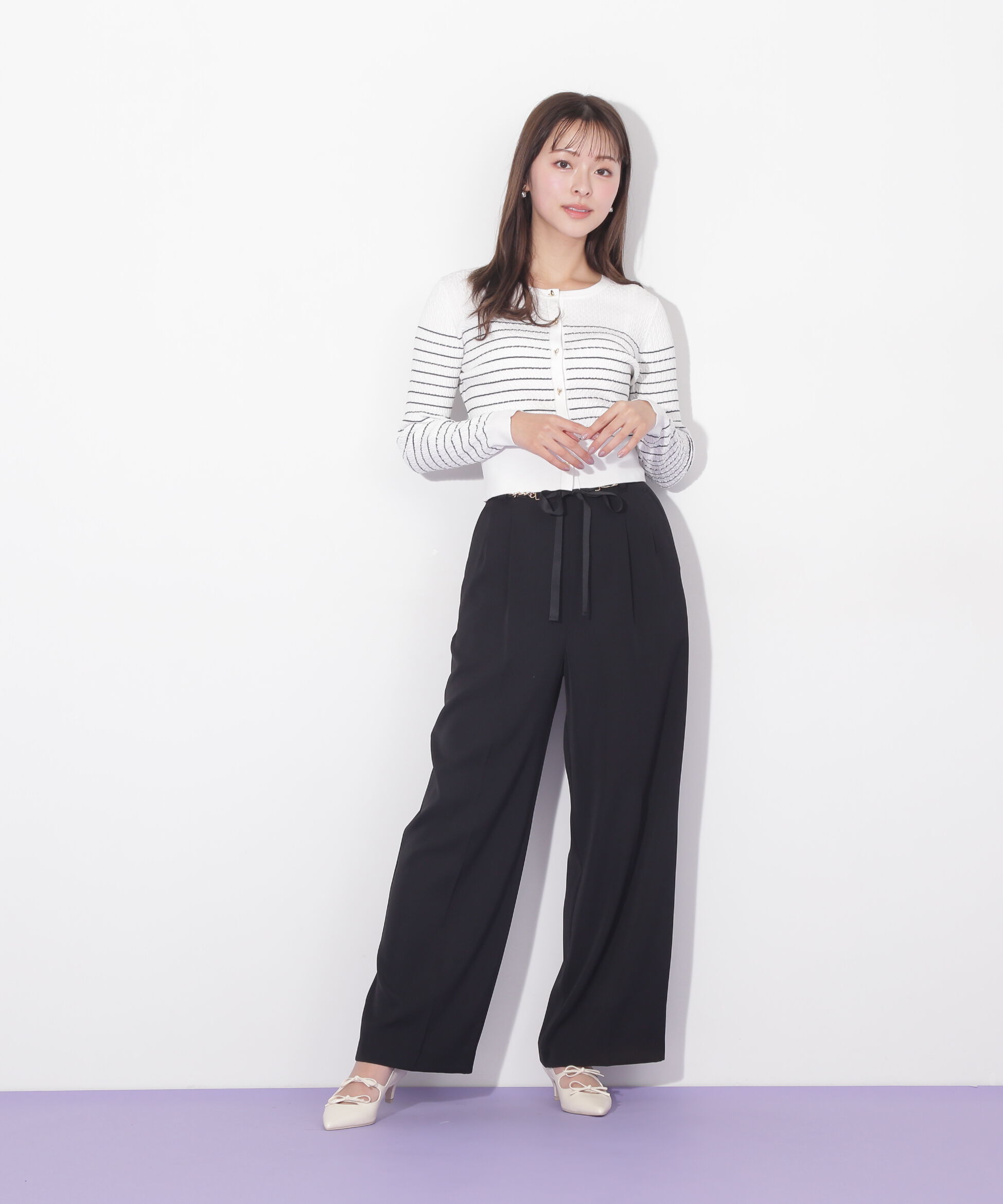  「ＵＶミニケーブルカーディガン」|ニット・セーター|