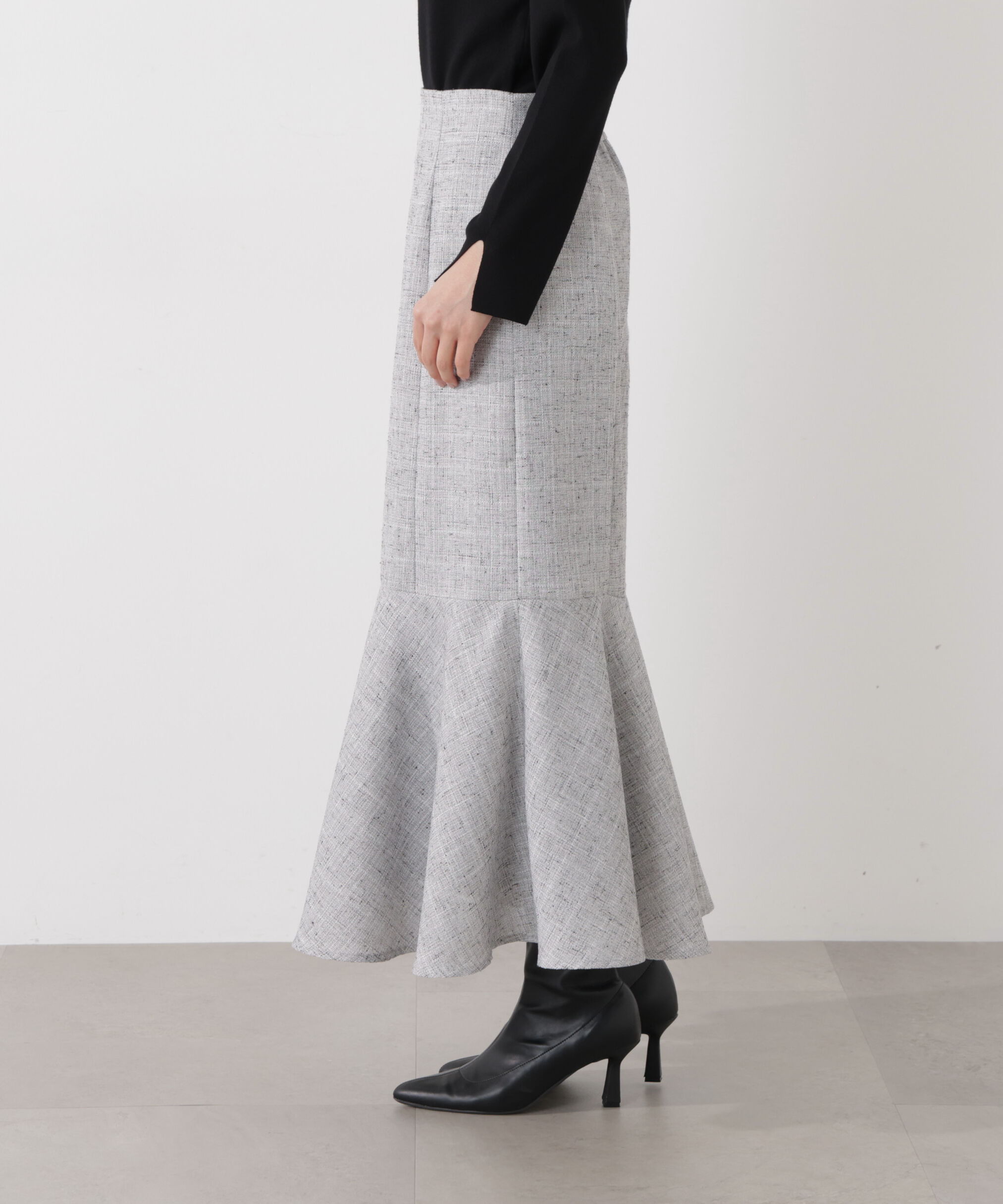 PROPORTION BODY DRESSING「スプリングツイードマーメイドスカート」|スカート|