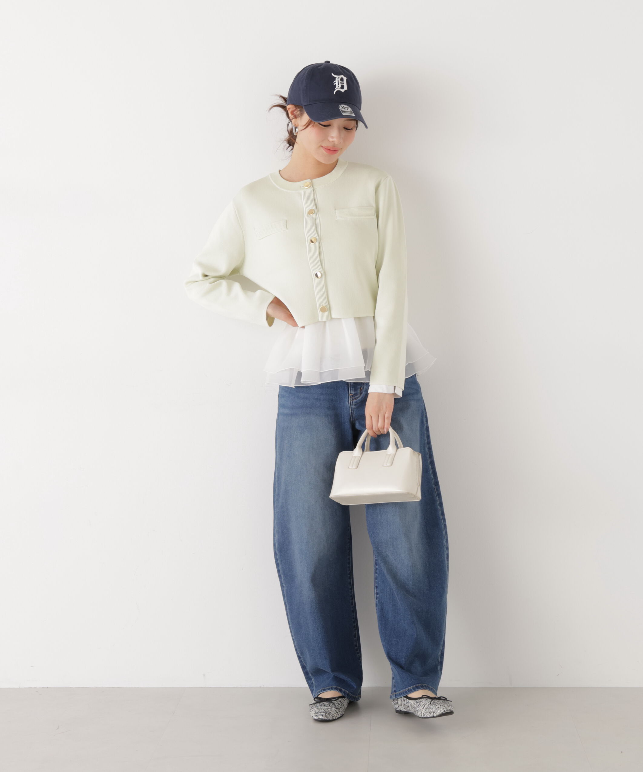 PROPORTION BODY DRESSING「〈a/mie〉カーブデニムパンツ　26SS」|その他|