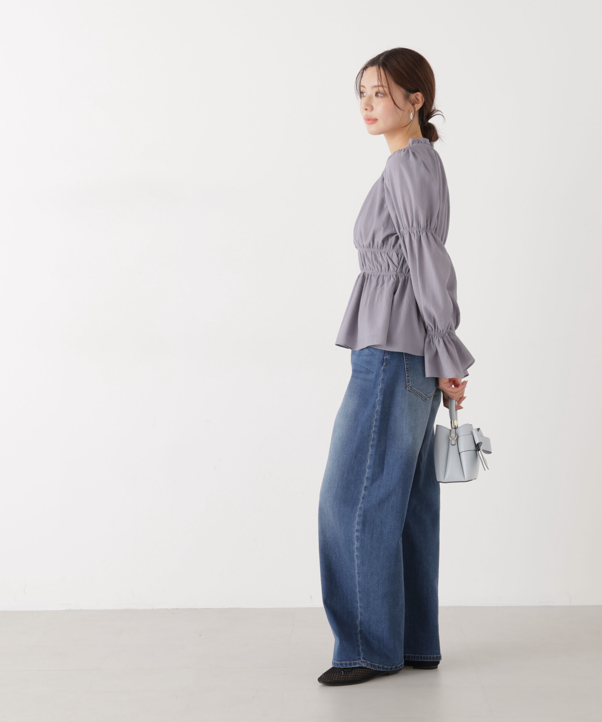PROPORTION BODY DRESSING「〈a/mie〉カーブデニムパンツ　26SS」|その他|