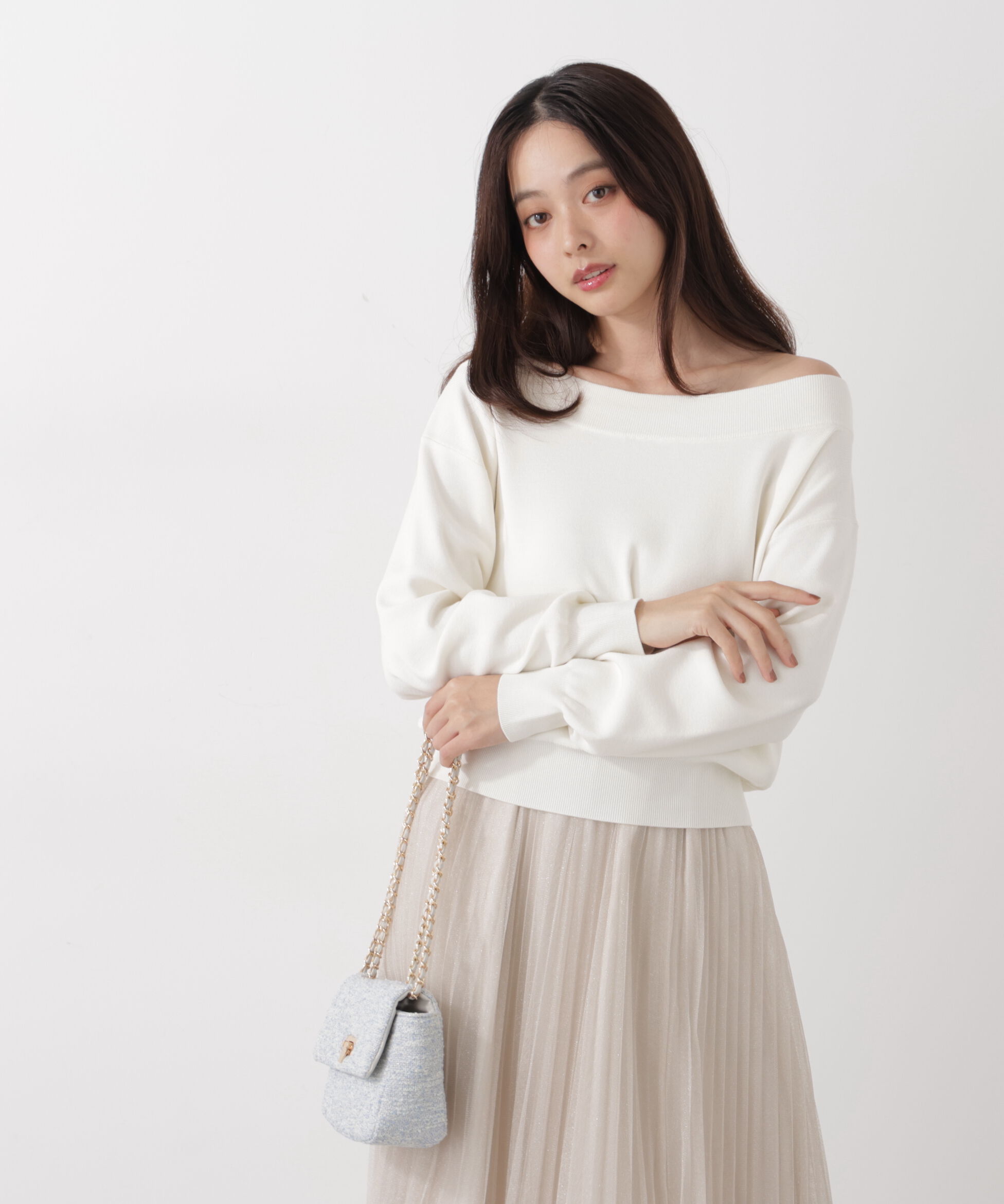 PROPORTION BODY DRESSING「2wayベーシックニット　　26SS」|ニット・セーター|