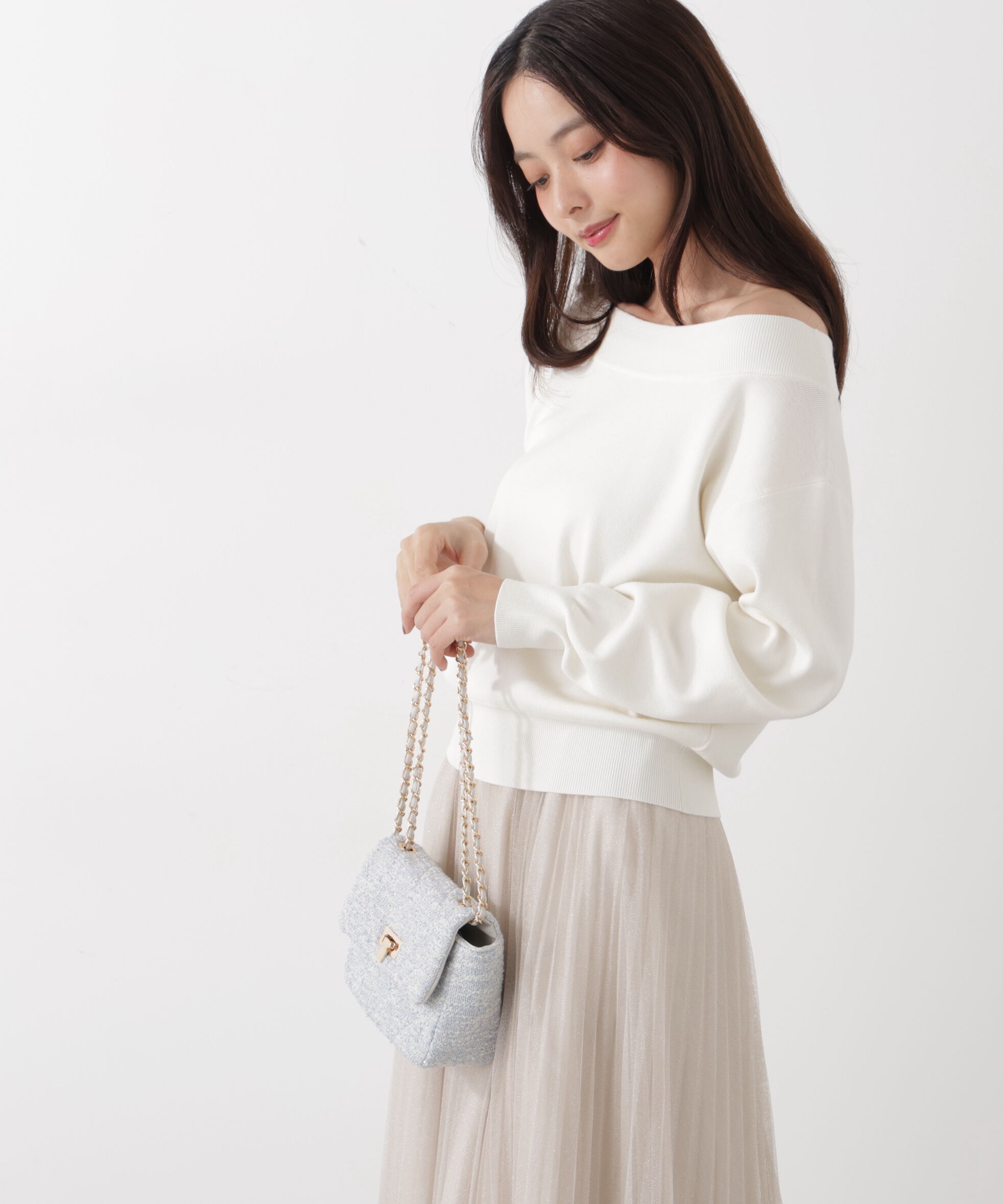 PROPORTION BODY DRESSING「2wayベーシックニット　　26SS」|ニット・セーター|