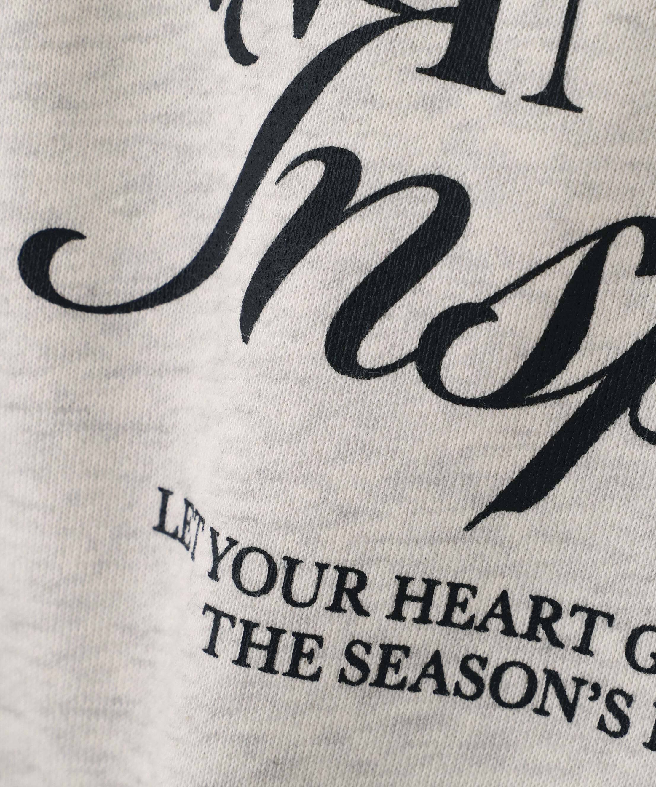 PROPORTION BODY DRESSING「＜ウォッシャブル＞〈a/mie〉ラグランロゴトップス　26SS」|Tシャツ・カットソー|