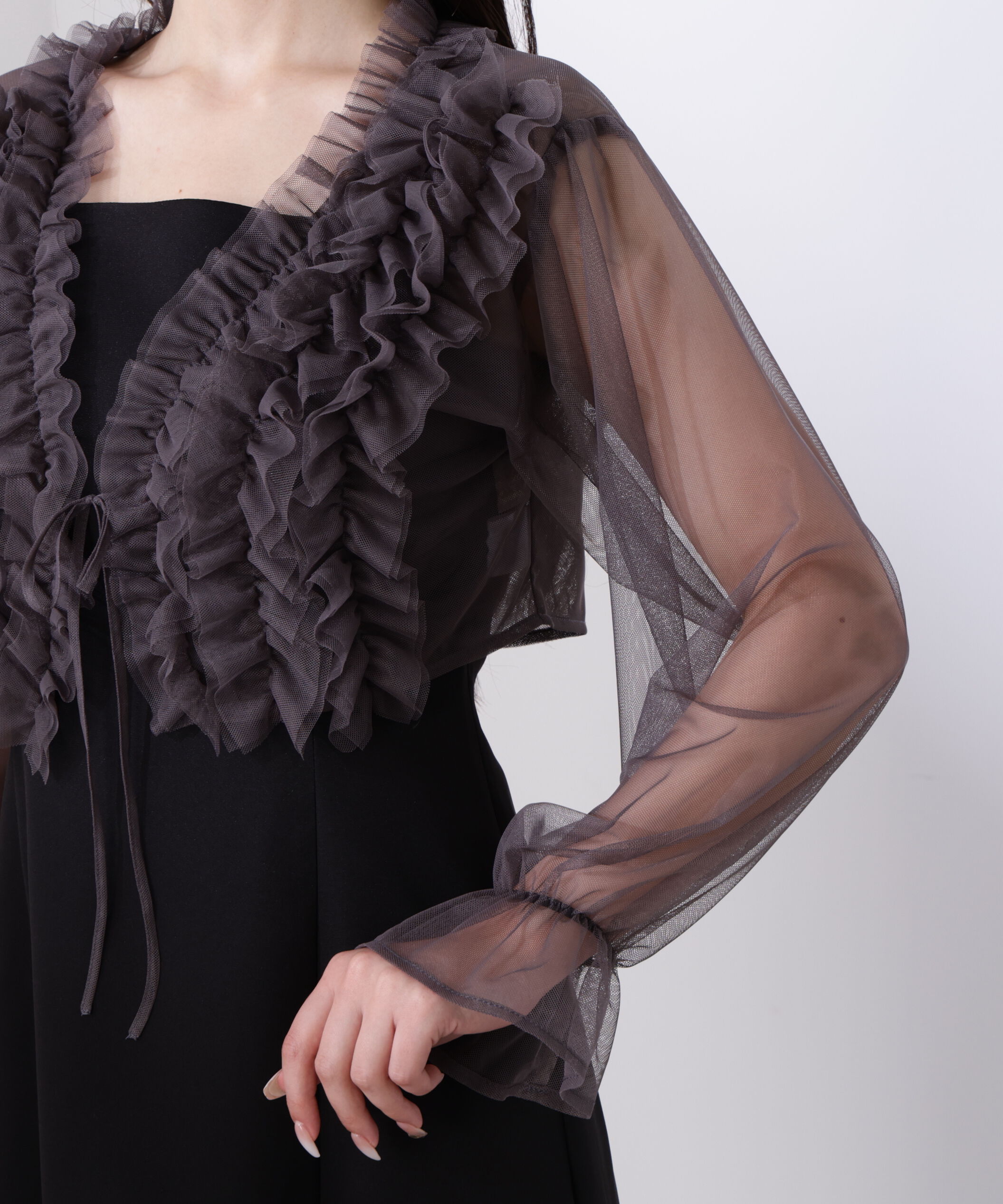 PROPORTION BODY DRESSING「＜L＞ラッフルボレロセットアップ　26SS」|ワンピース|