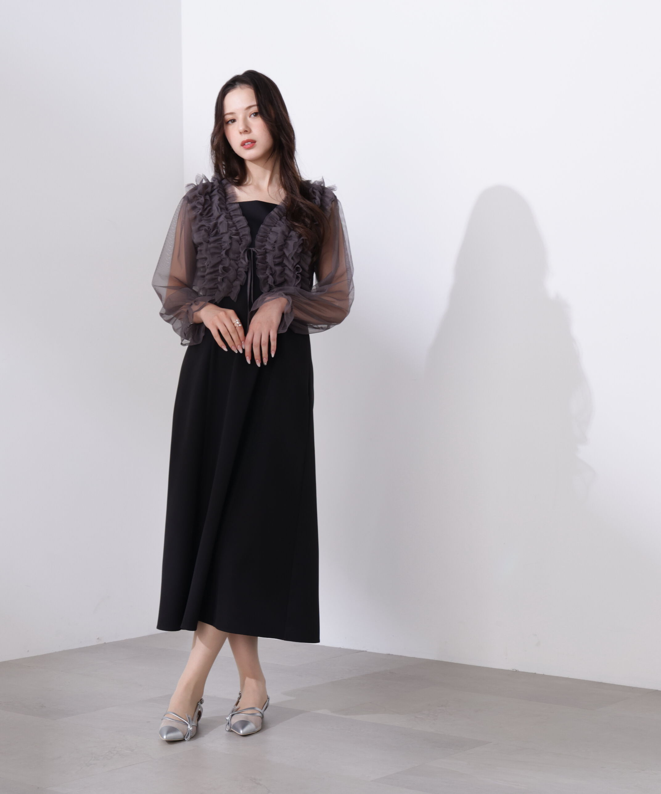 PROPORTION BODY DRESSING「＜L＞ラッフルボレロセットアップ　26SS」|ワンピース|