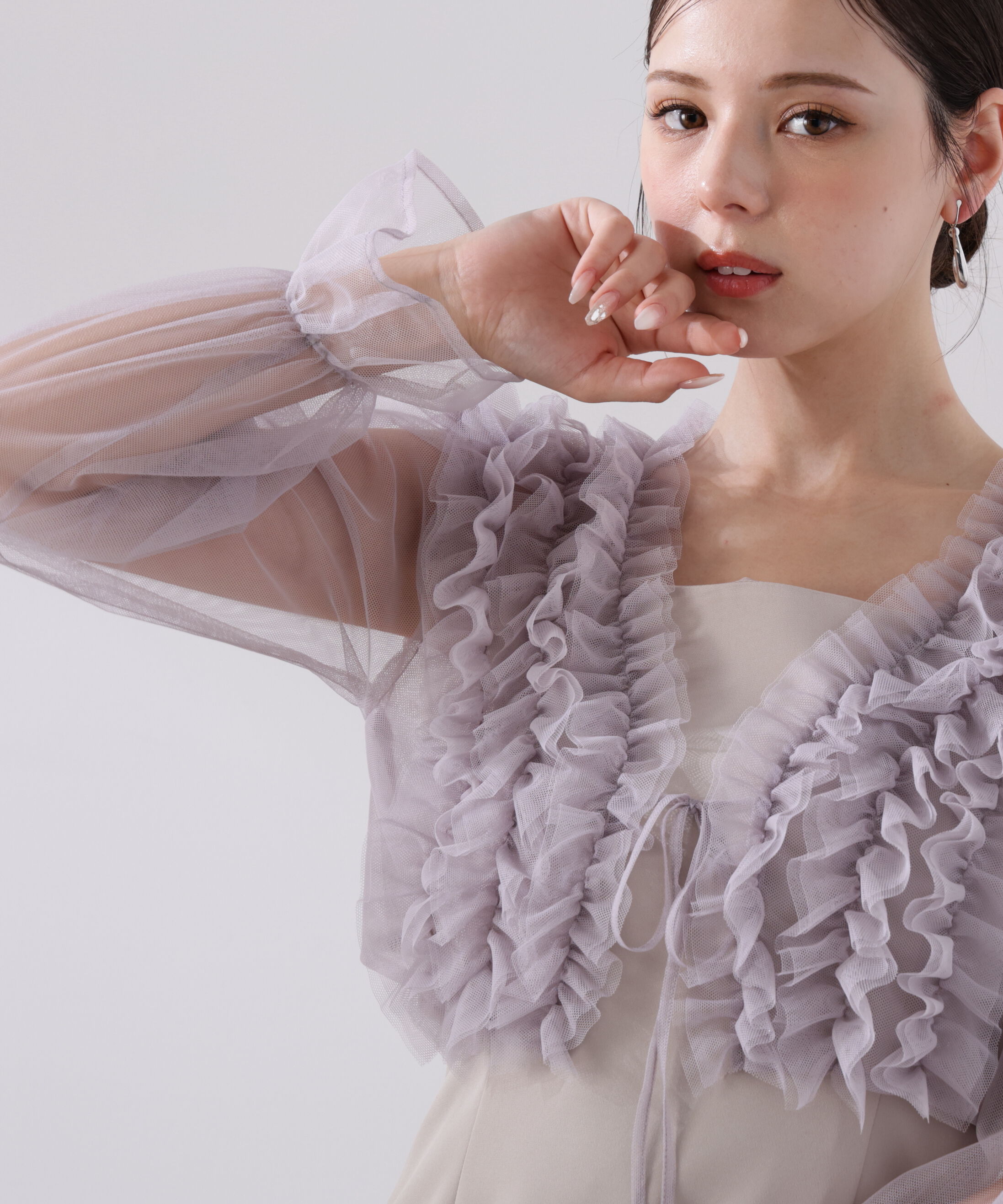 PROPORTION BODY DRESSING「＜L＞ラッフルボレロセットアップ　26SS」|ワンピース|