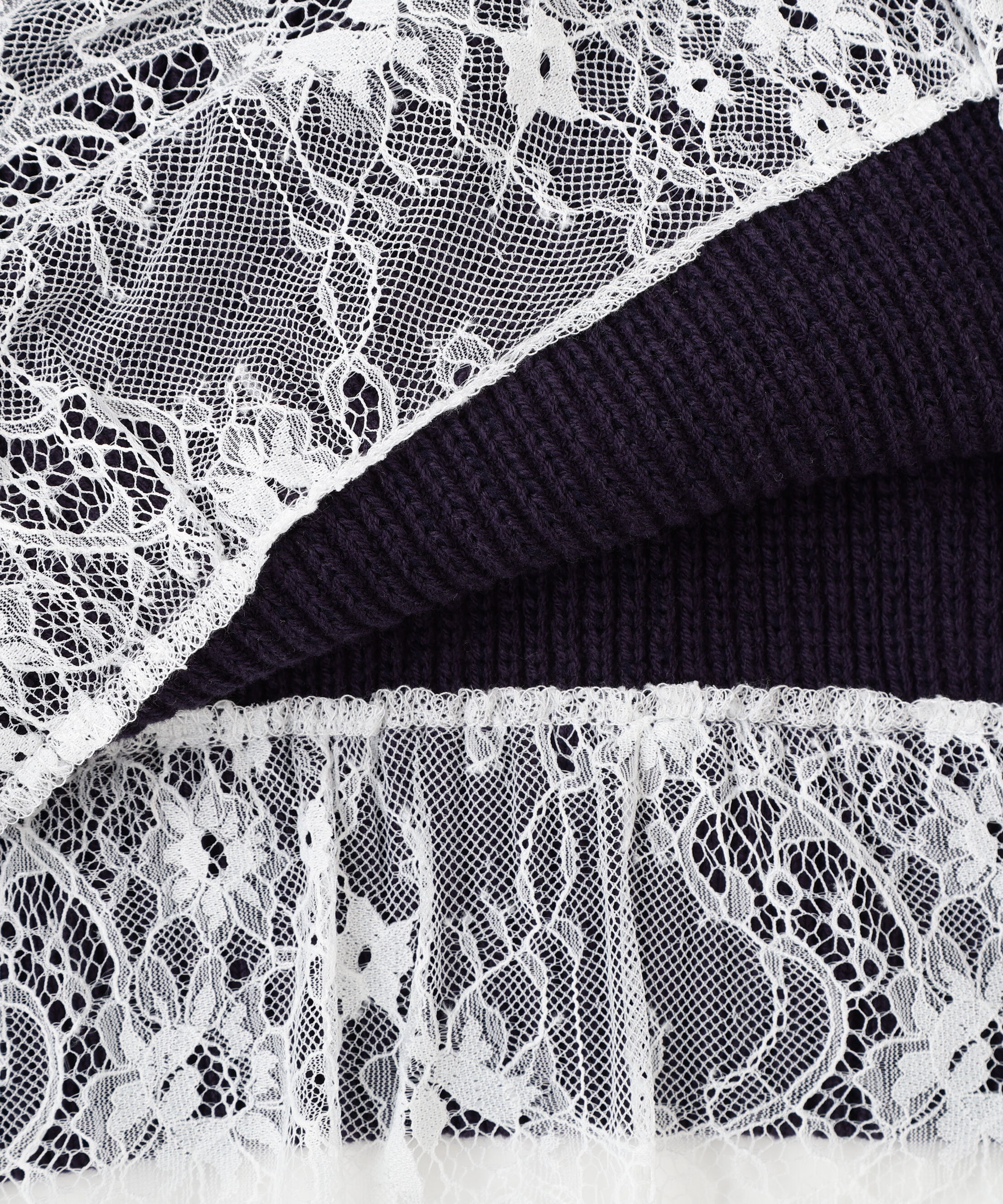 PROPORTION BODY DRESSING「《EDIT COLOGNE》スプリングレースレイヤード風ニットワンピース　26SS」|ワンピース|