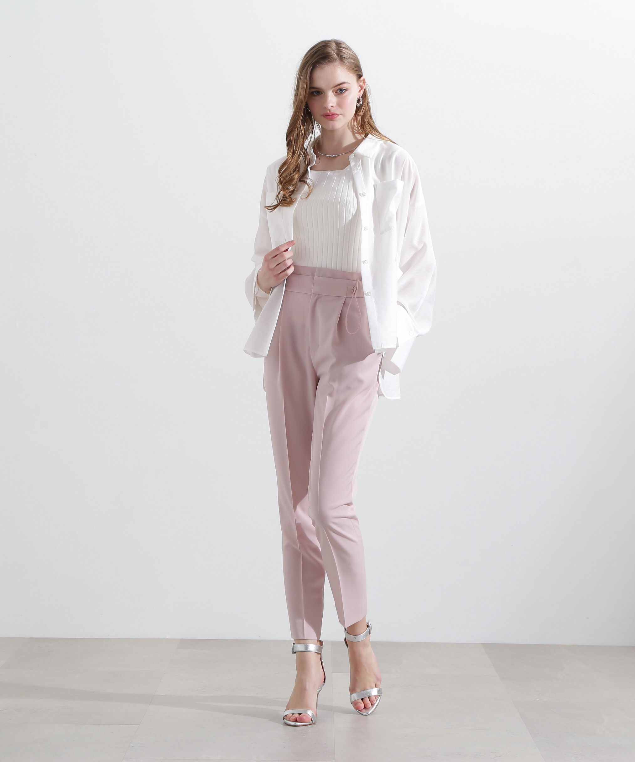  「スクエアネックニットトップス」|ニット・セーター|