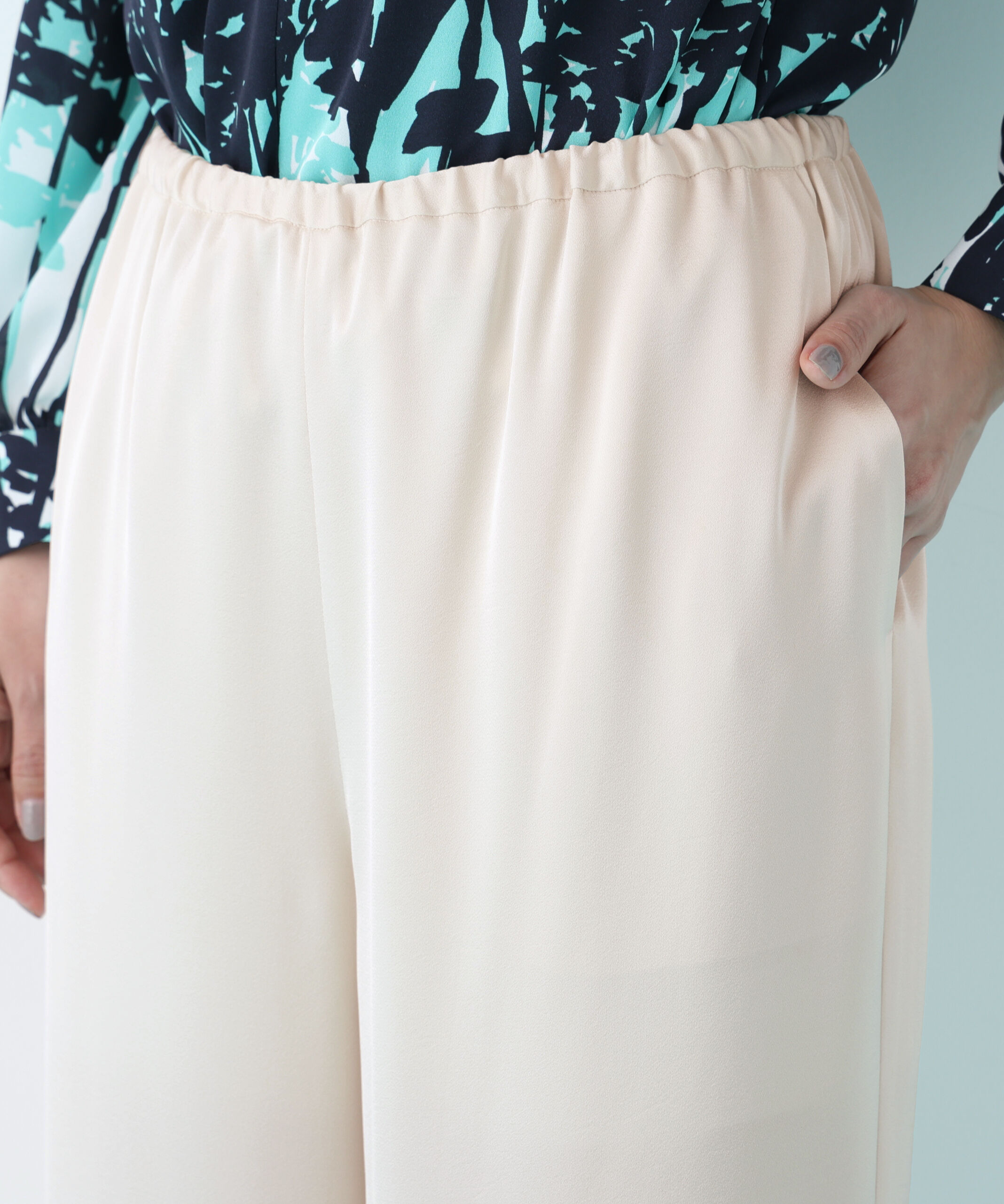  「サテンワイドパンツ」|その他|