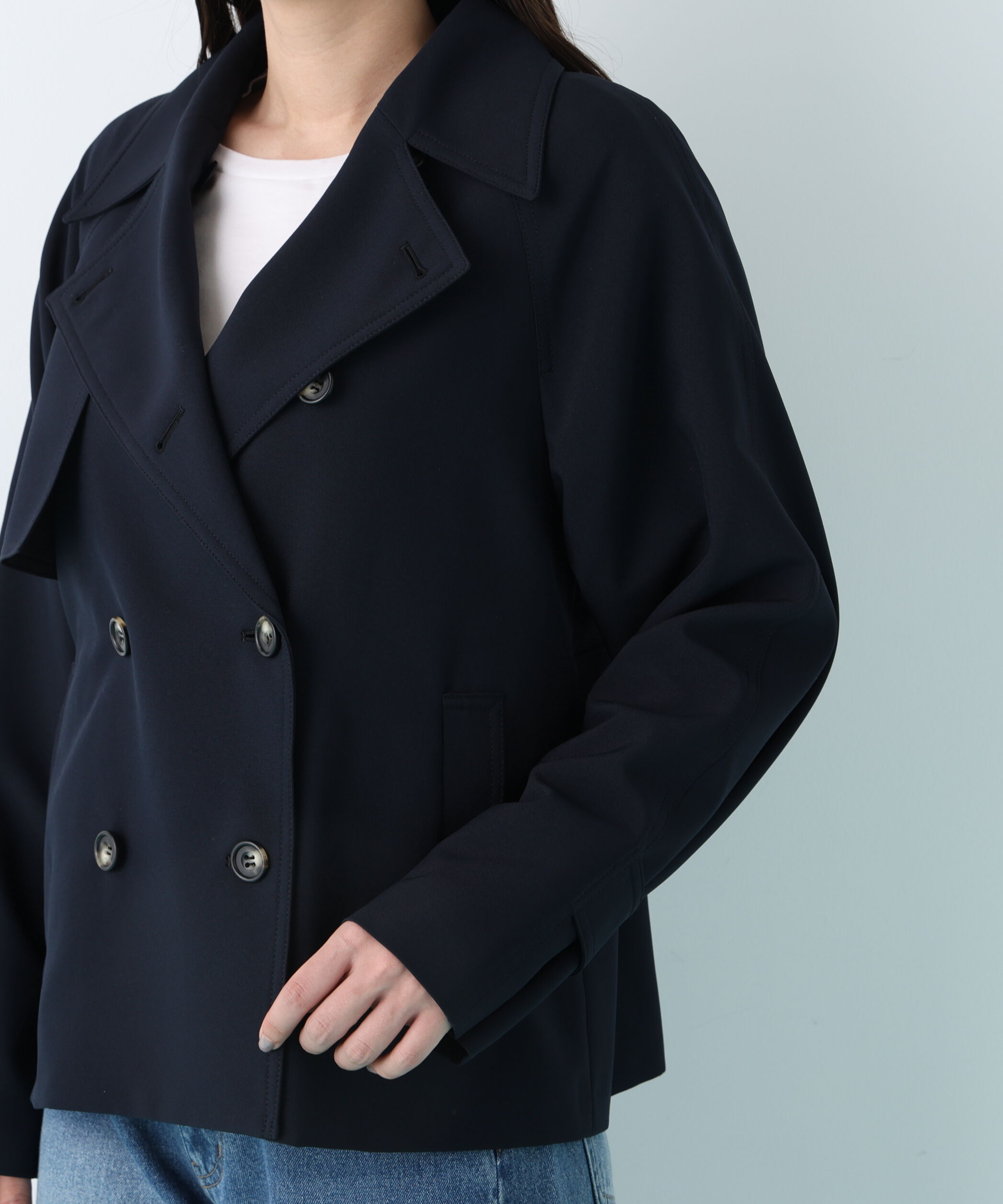  「ソフトオックスショートトレンチコート」|その他|