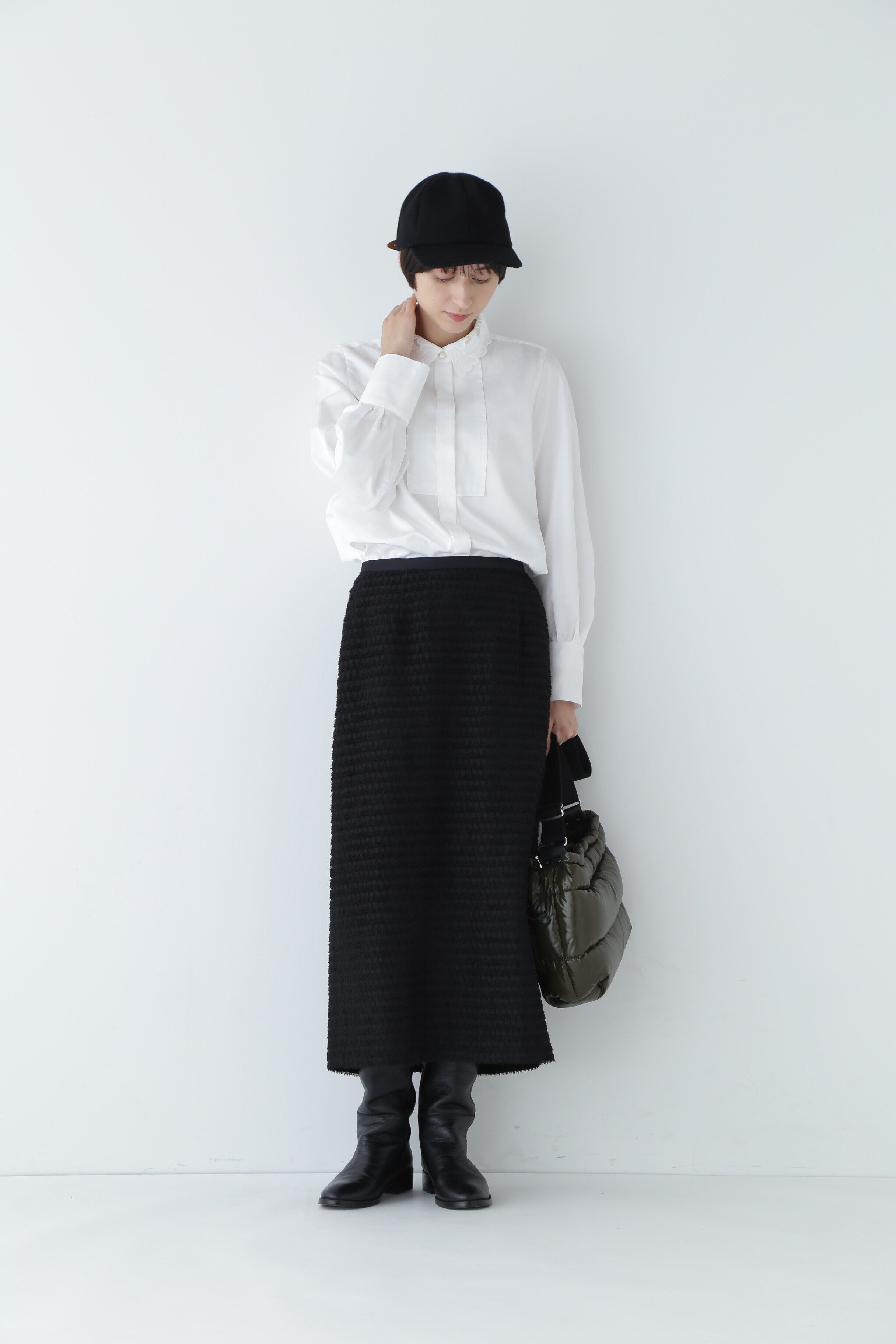  「◆千鳥柄ジャカードスカート」|スカート|