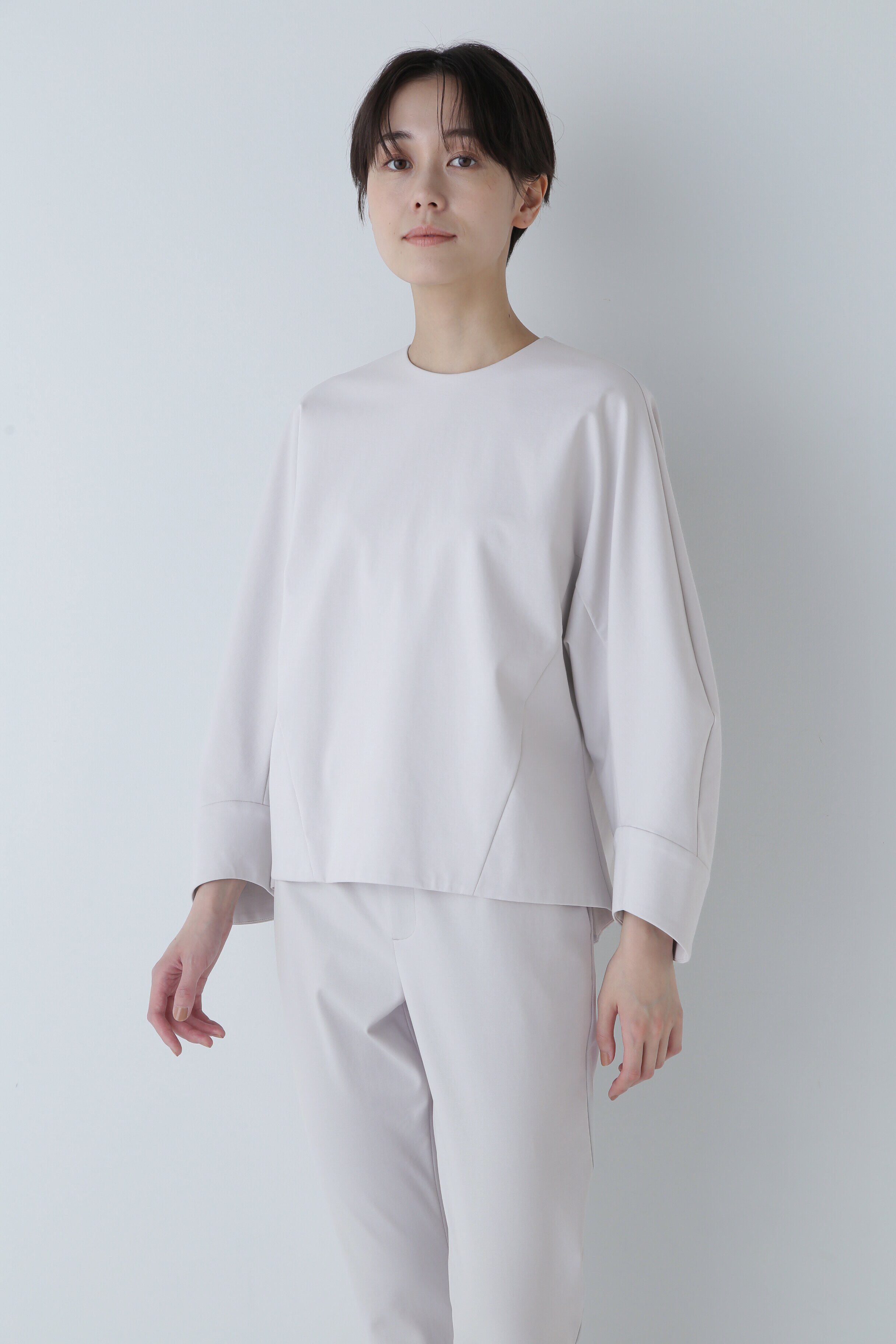  「ストレッチポンチブラウス」|シャツ・ブラウス|