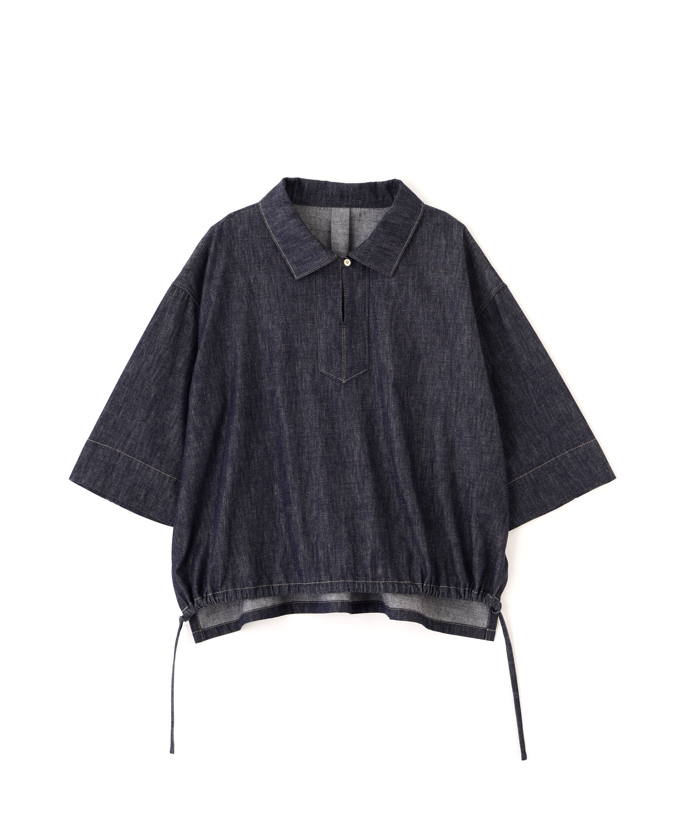  「◆ライトオンスデニムスキッパーブラウス」|シャツ・ブラウス|