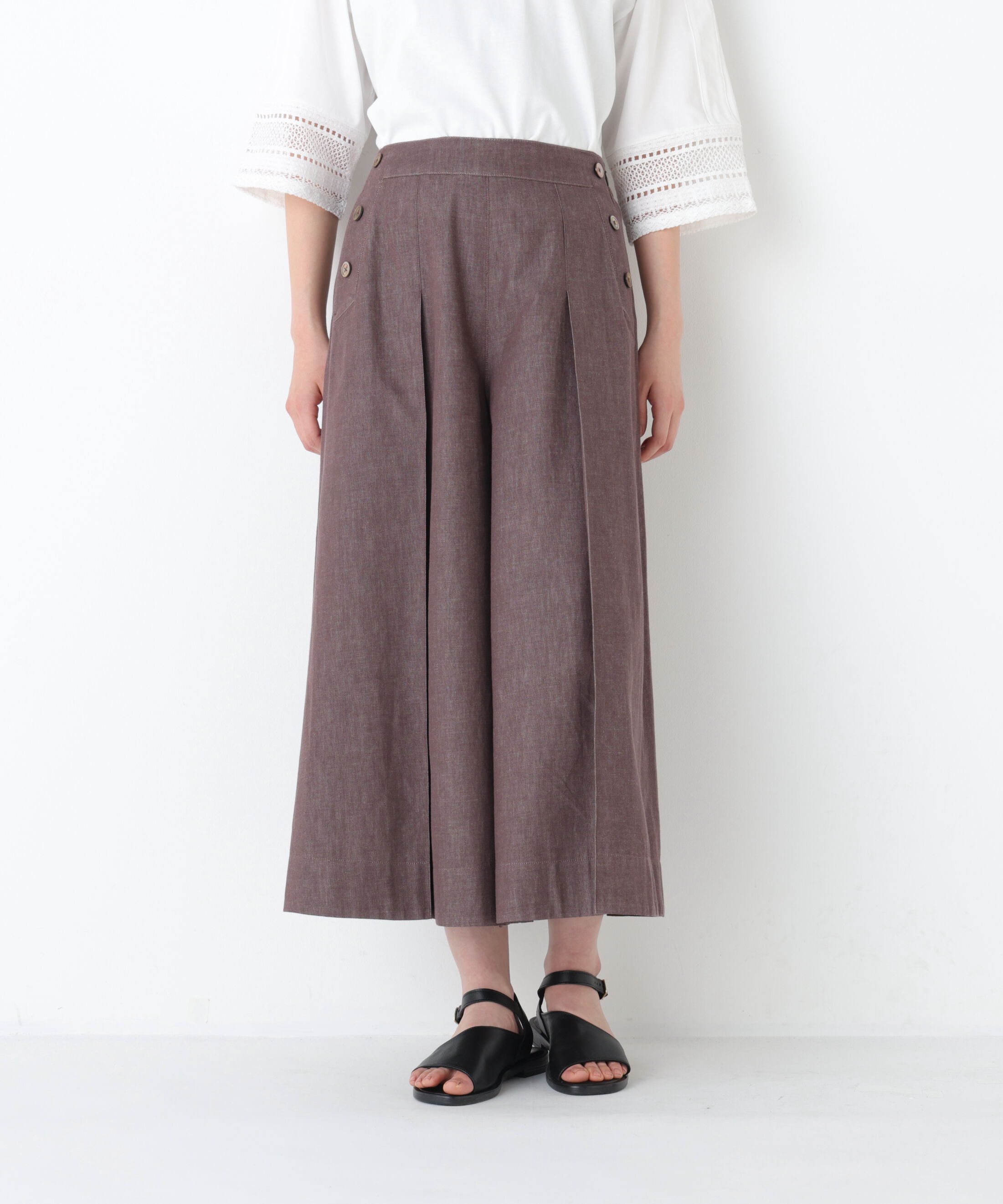  「◆ライトオンスデニムタックスカーチョ」|スカート|