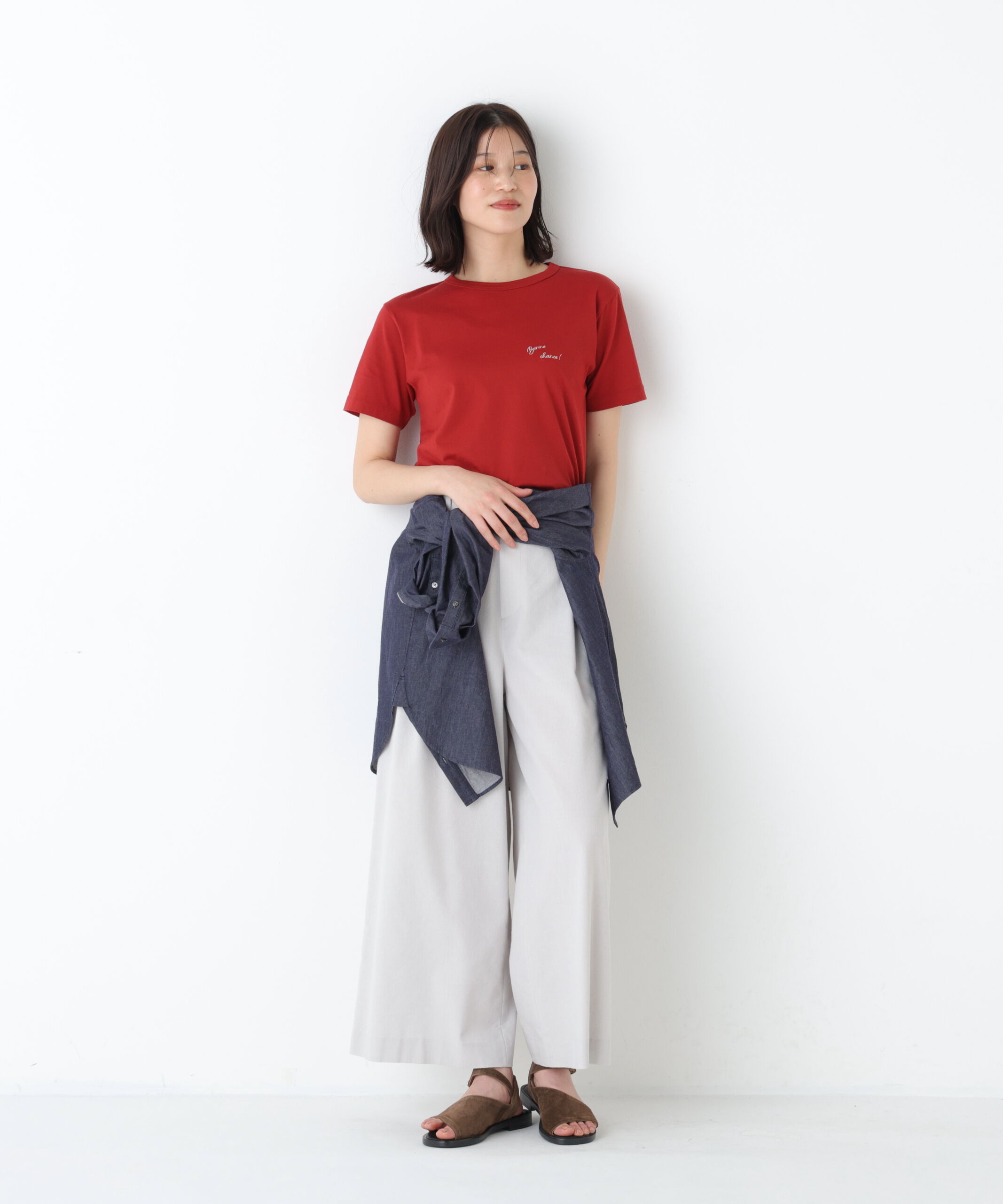  「◆ドライタッチリネン混ガウチョパンツ」|その他|