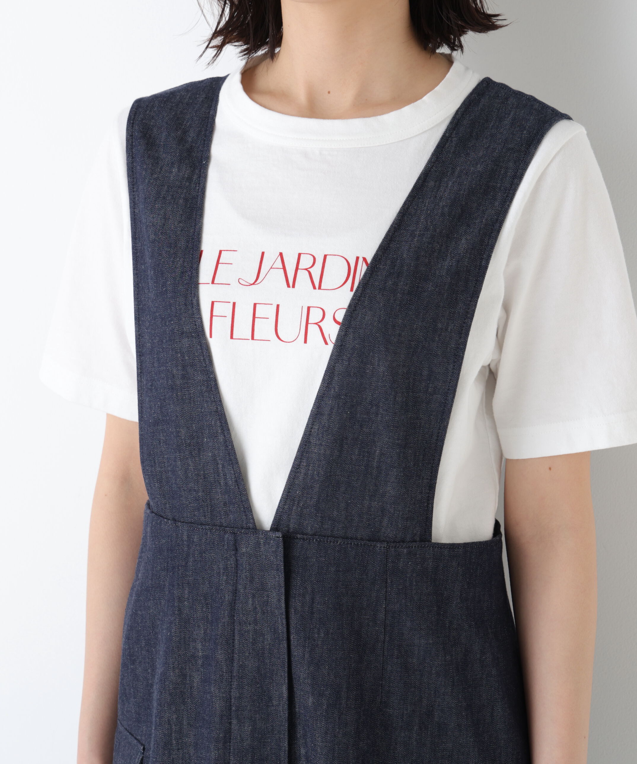  「◆ライトオンスデニムジャンスカ」|ワンピース|