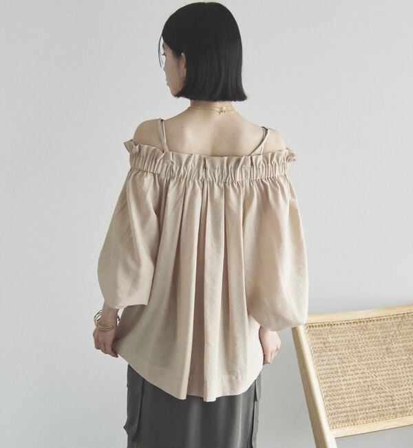 Doux archives「オフショルフリルブラウス」|シャツ・ブラウス|