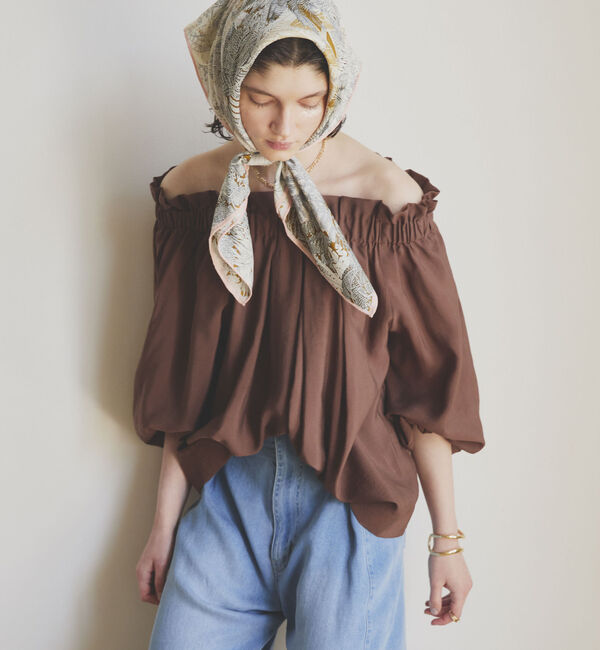 Doux archives「オフショルフリルブラウス」|シャツ・ブラウス|