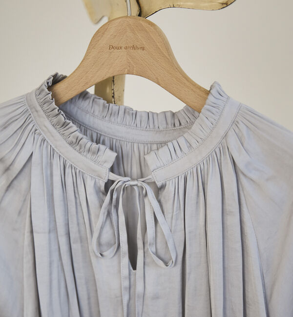 Doux archives「２ＷＡＹスタンドフリルブラウス」|シャツ・ブラウス|