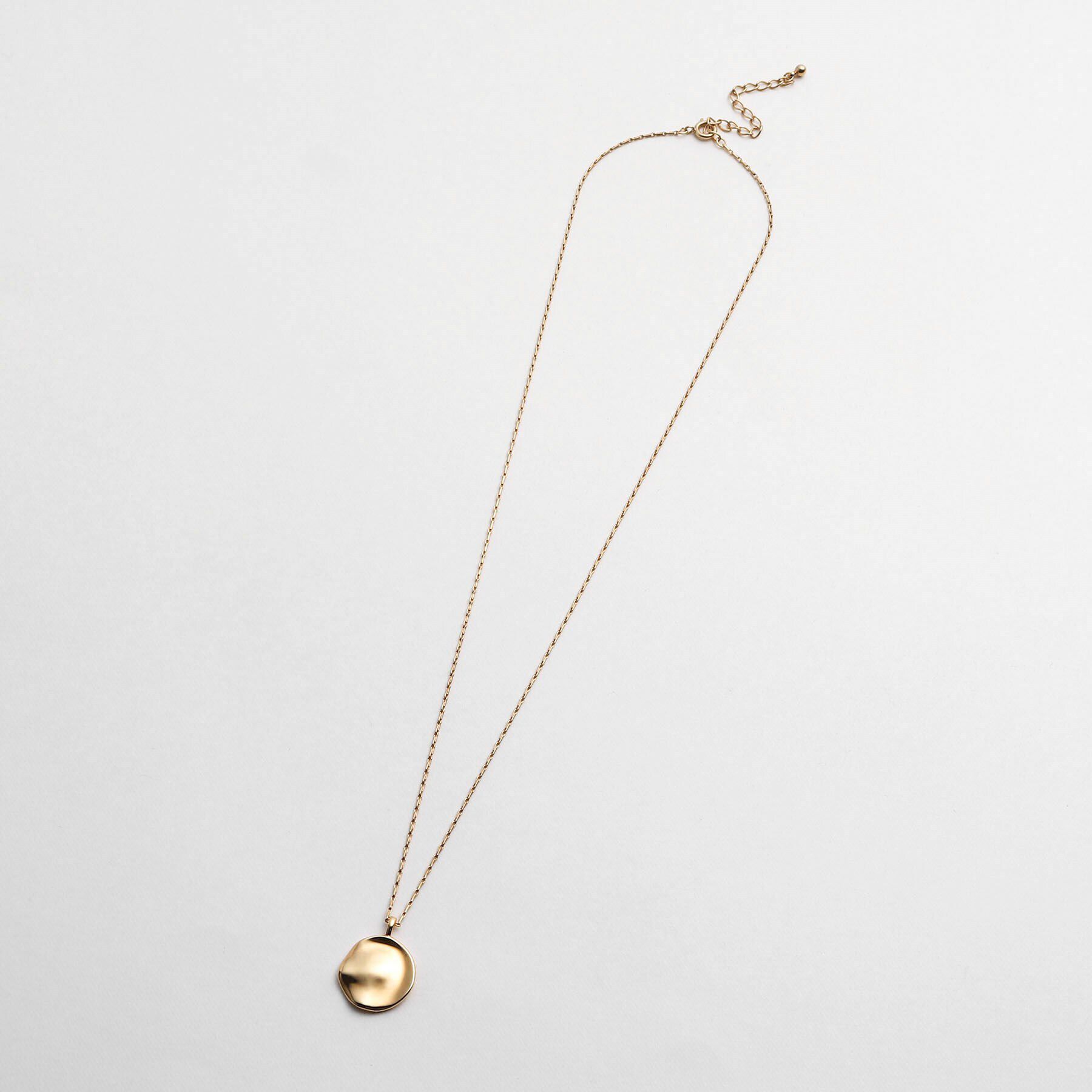 COCOSHNIK ONKITSCH「シルバー ニュアンスネック コイン GP」|ネックレス|