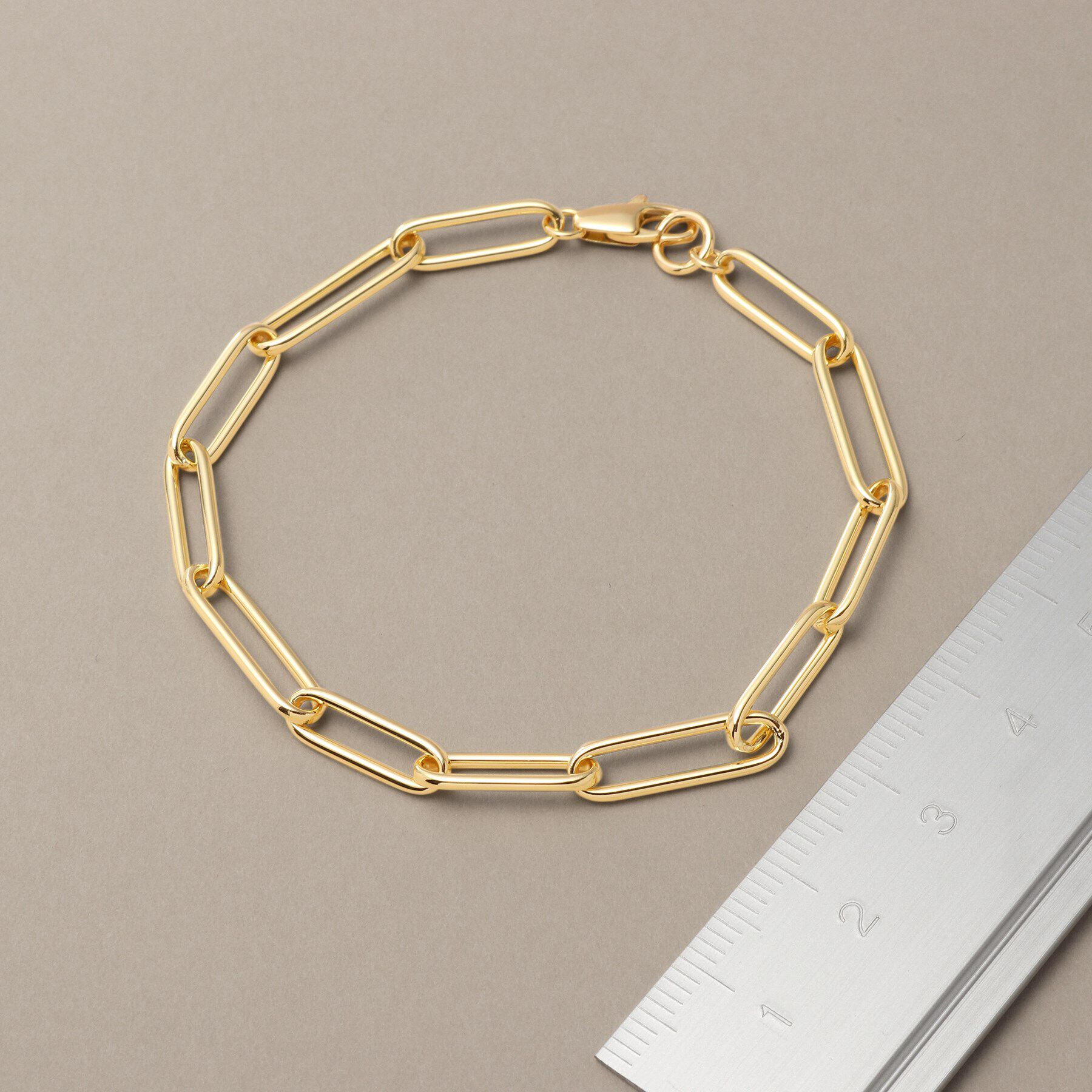 COCOSHNIK「K18中空PCチェーン ブレスレット」|ブレスレット・バングル|