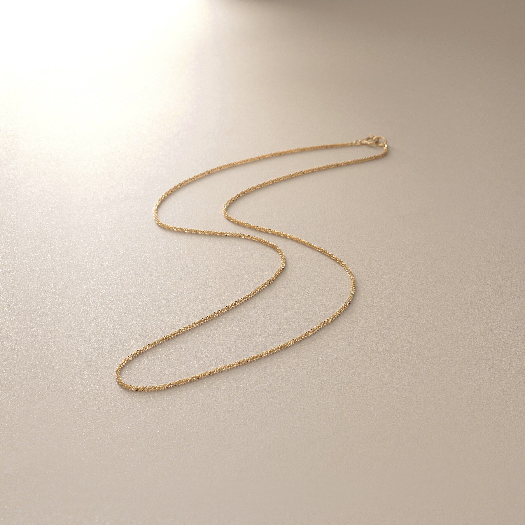 COCOSHNIK「K18クリスクロスチェーン ネックレス」|ネックレス|