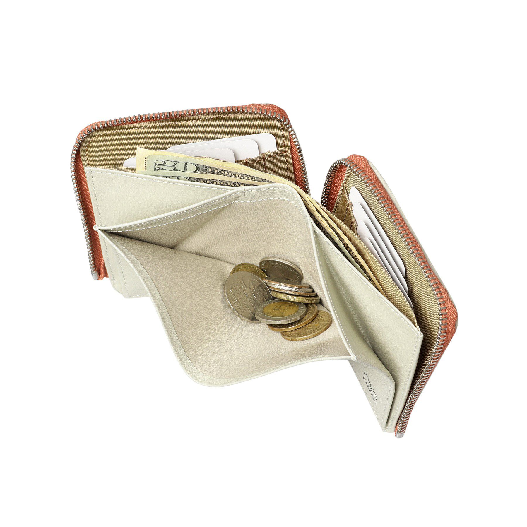 HIROKO HAYASHI「MERLO（メルロ）ファスナー式二つ折り財布」|財布|