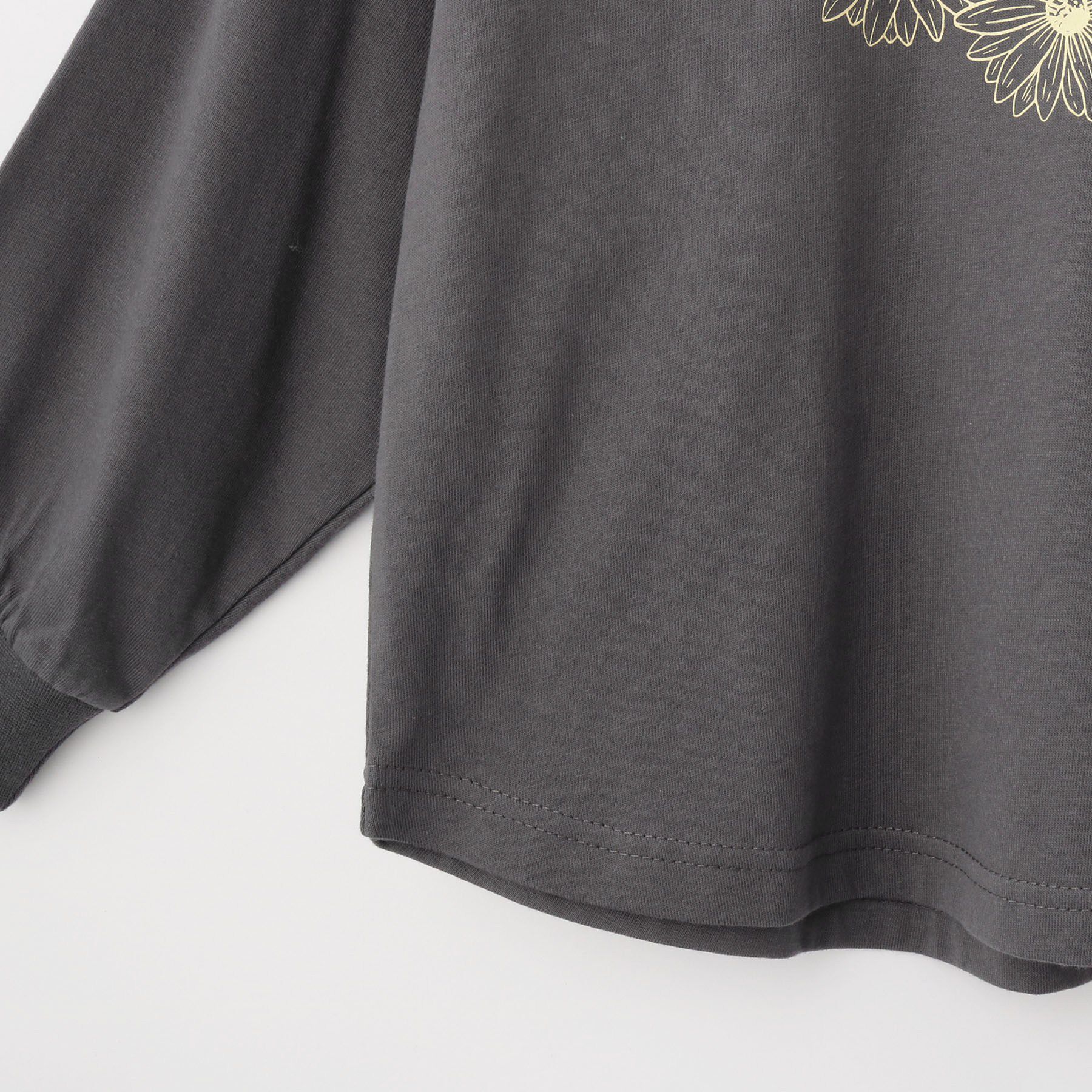 SHOO･LA･RUE「【100-150cm】プリントアソート裾ラウンドロンT」|Tシャツ・カットソー|