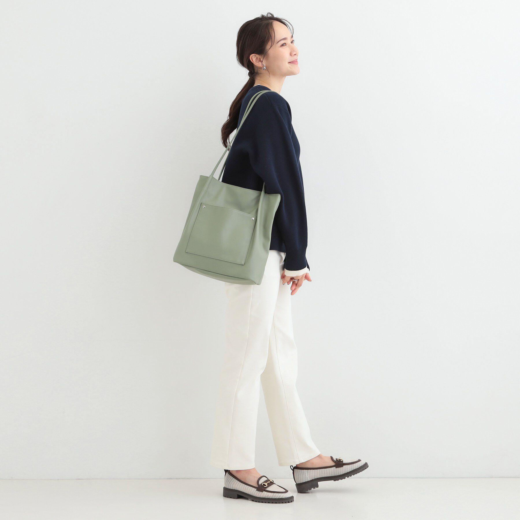 SHOO･LA･RUE「つまみハンドルトートバッグ」|トートバッグ|