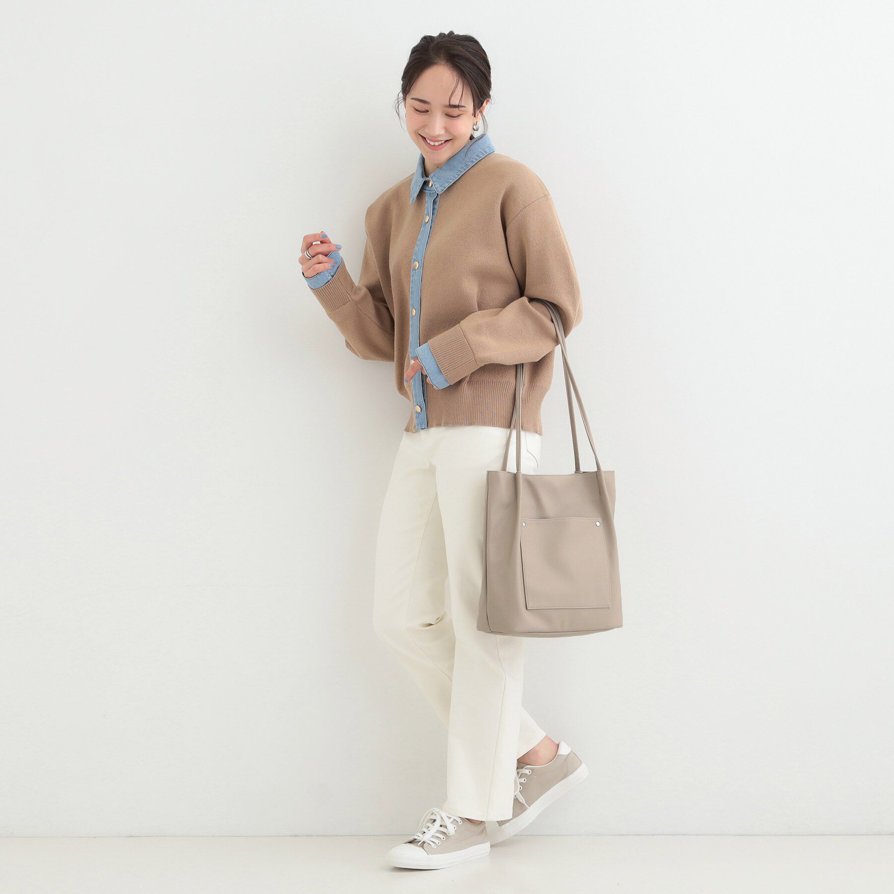 SHOO･LA･RUE「つまみハンドルトートバッグ」|トートバッグ|