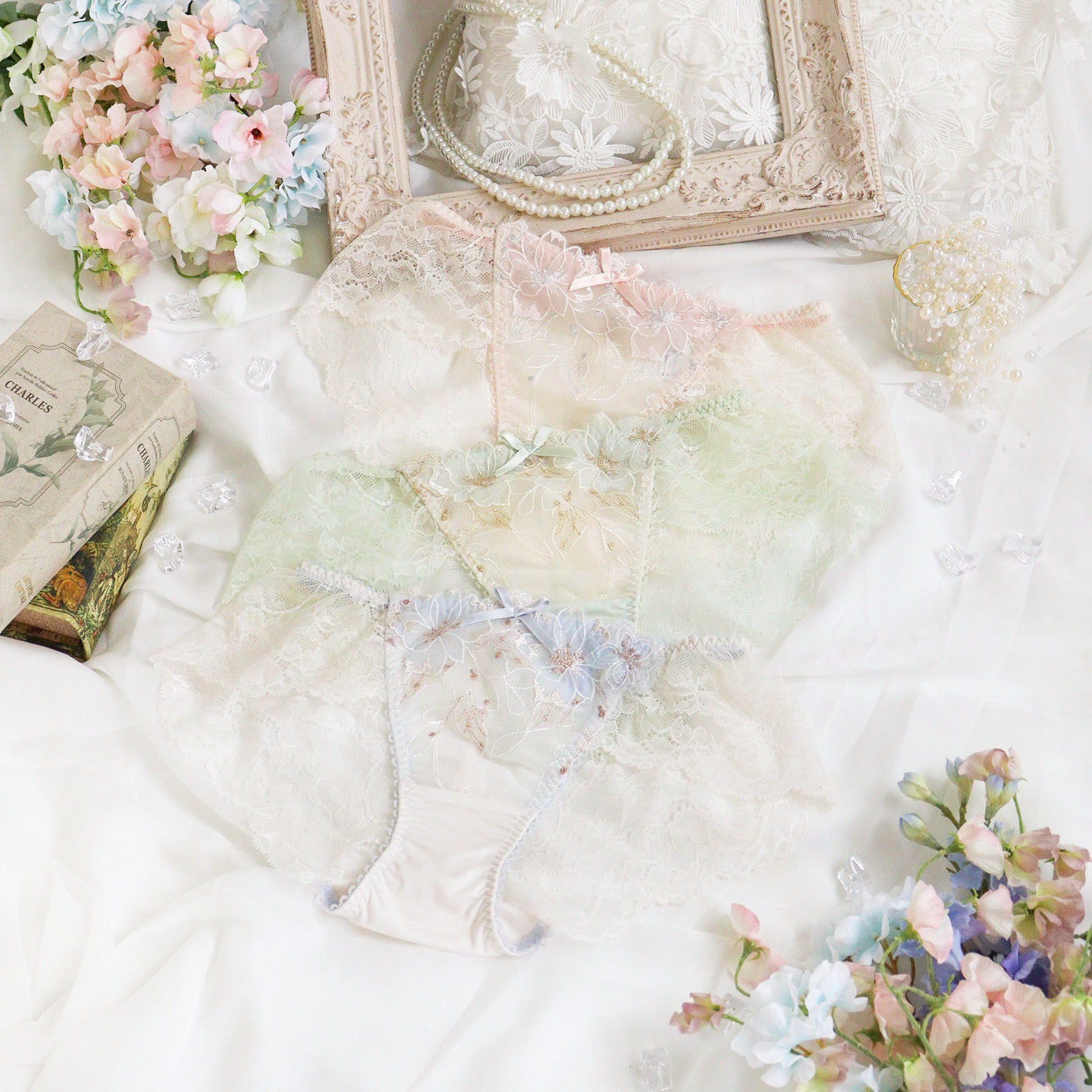 Risa Magli「リカルダ レースショーツ」|インナー|