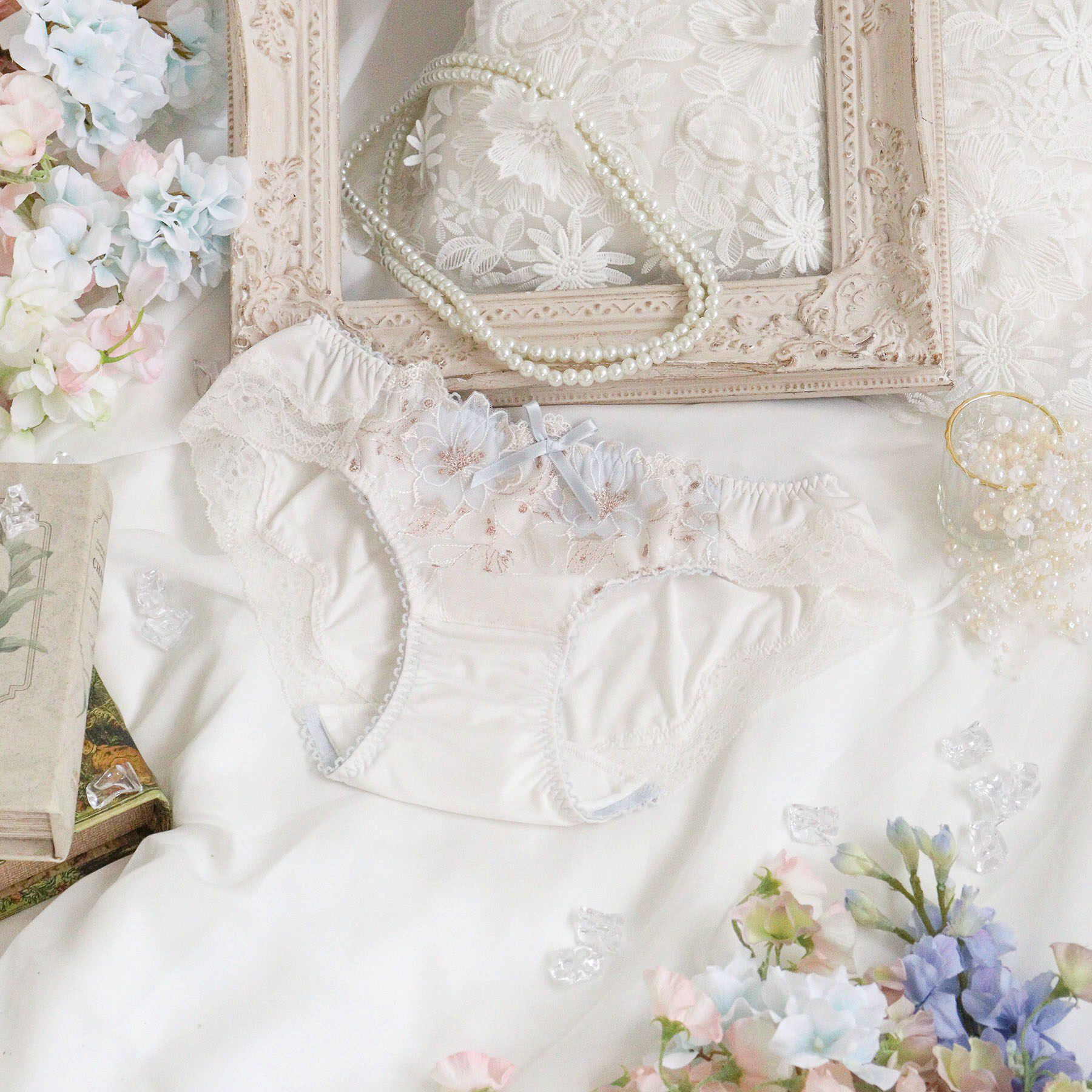 Risa Magli「リカルダ サニタリー」|インナー|サックスブルー(09