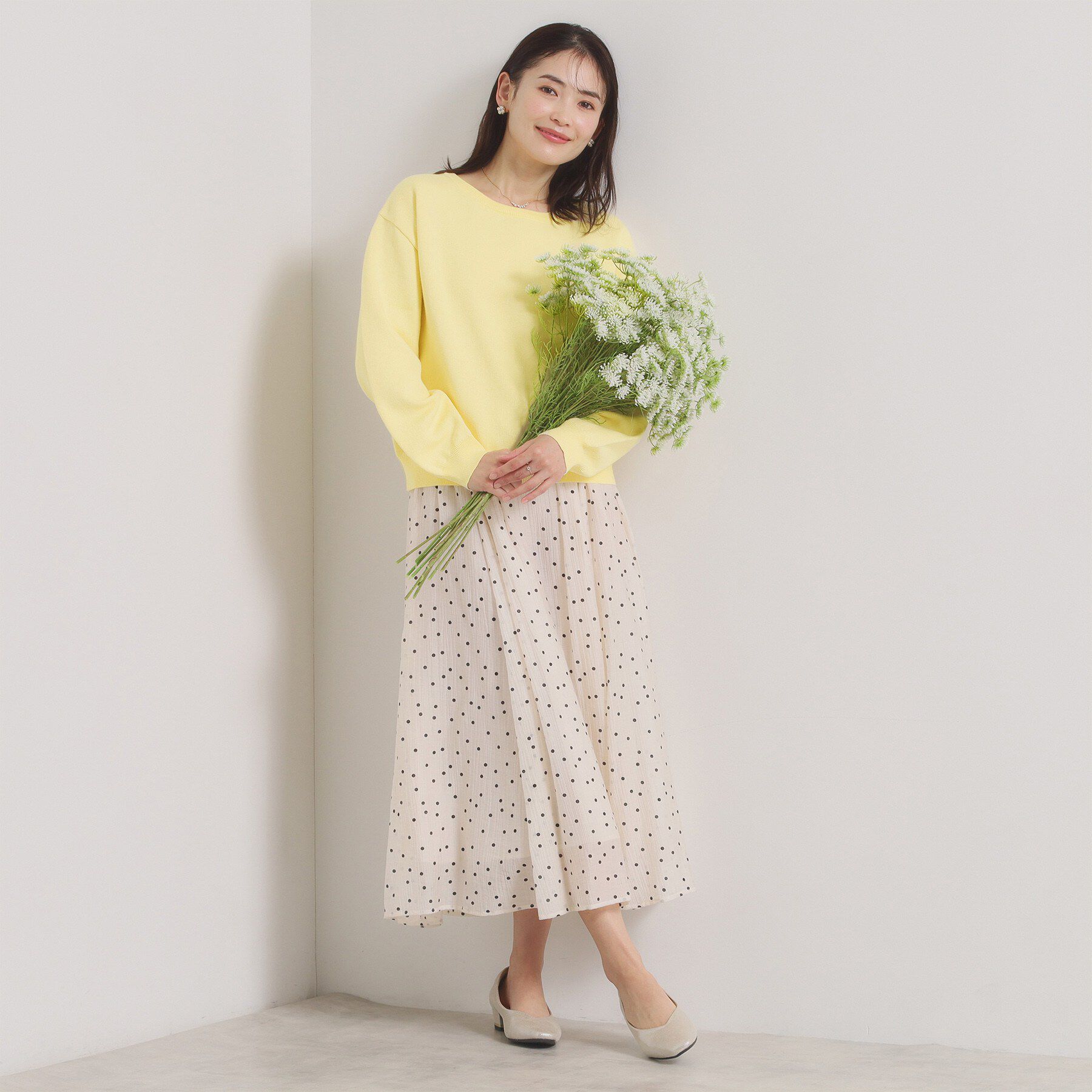 ITS&rsquo;DEMO「【洗濯機OK】スウェットライクニット」|ニット・セーター|