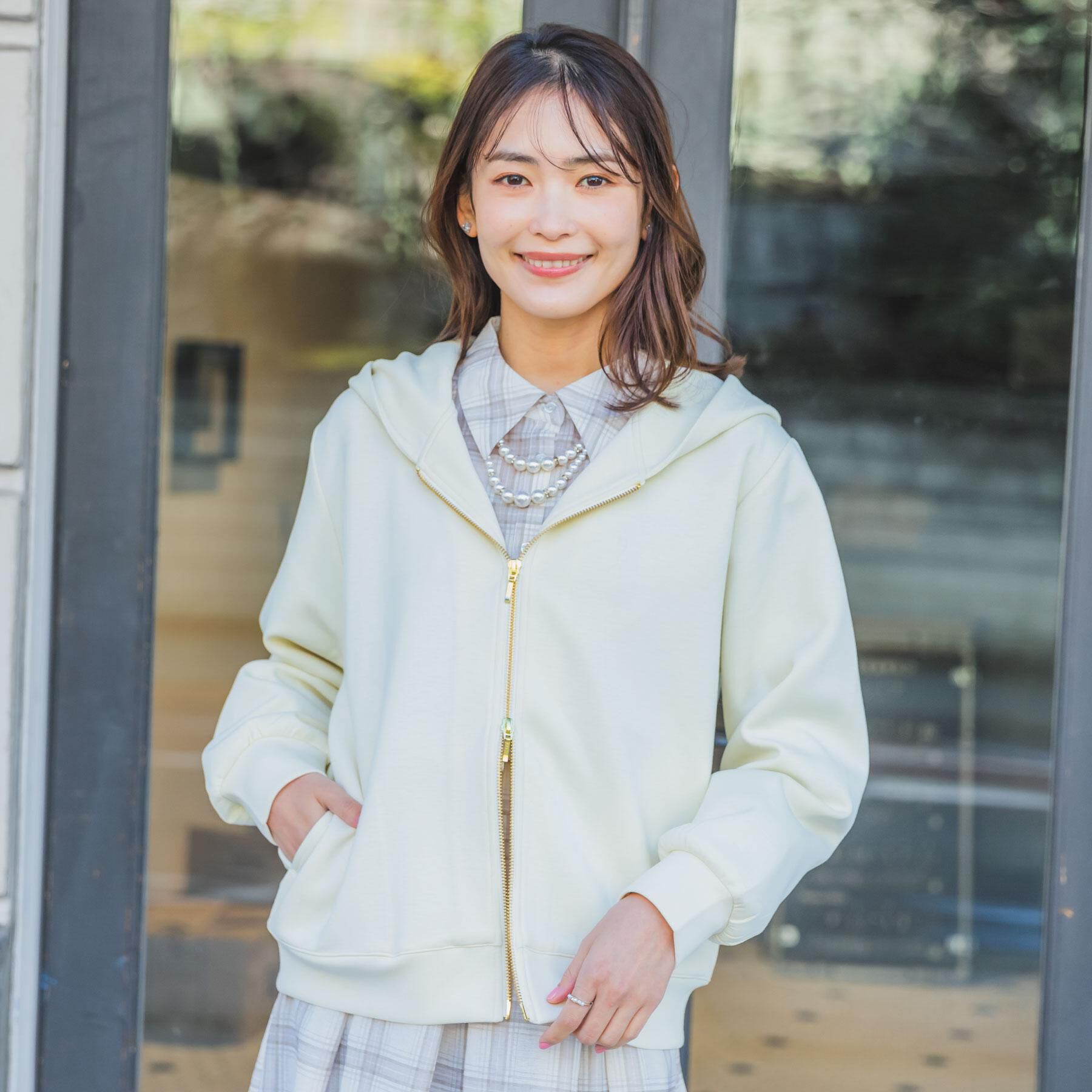 ITS&rsquo;DEMO「【花粉防止／洗濯機OK】ダンボールパーカー」|パーカー|