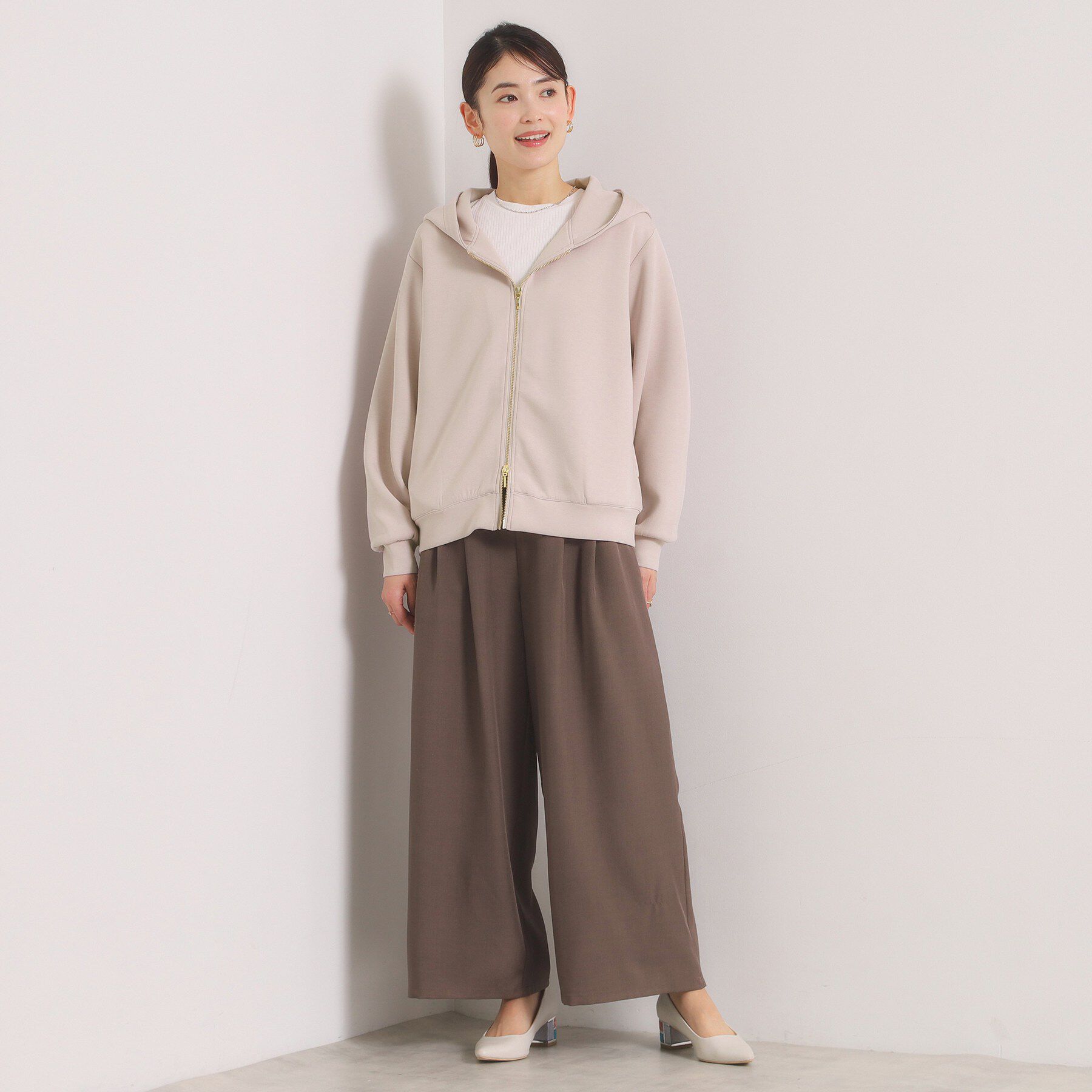 ITS&rsquo;DEMO「【花粉防止／洗濯機OK】ダンボールパーカー」|パーカー|